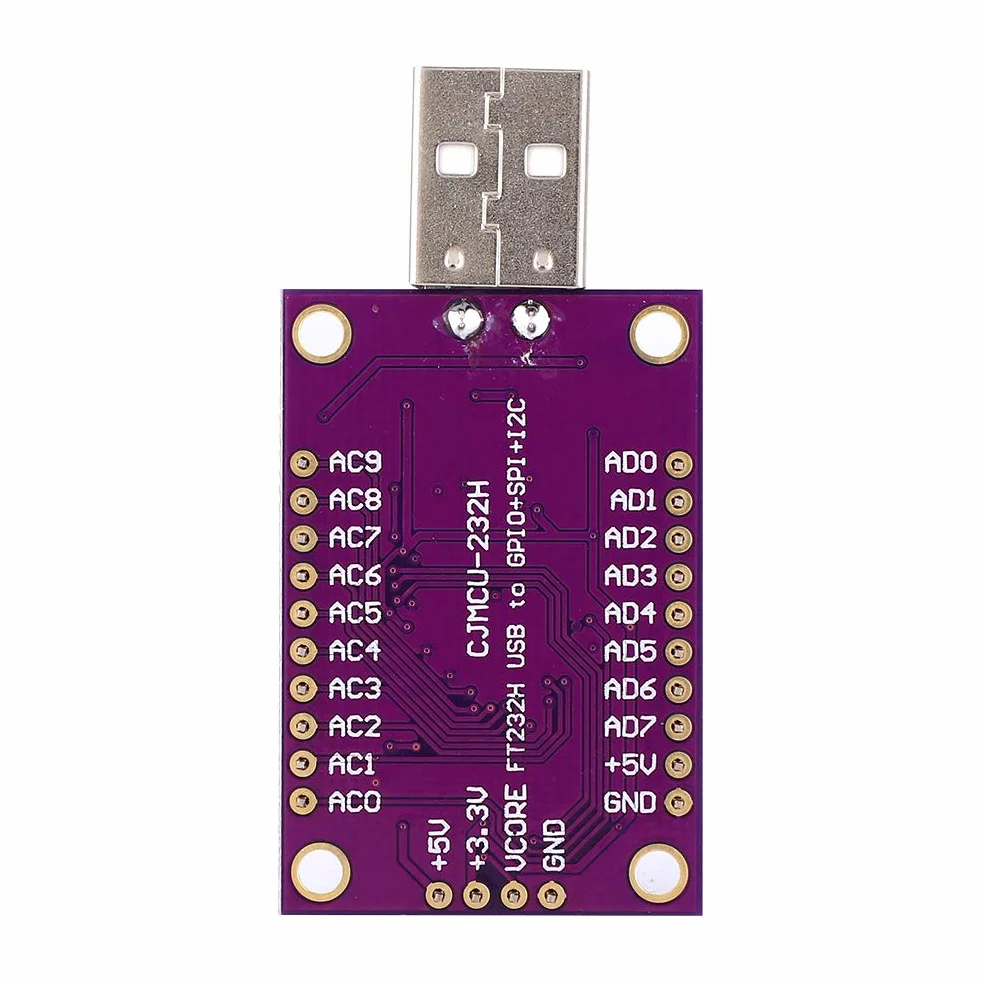 USB do JTAG UART FIFO SPI I2C Konwerter Moduł Wielofunkcyjny Adapter Szeregowy USB 2.0 480 Mb/s 12 Mbodów