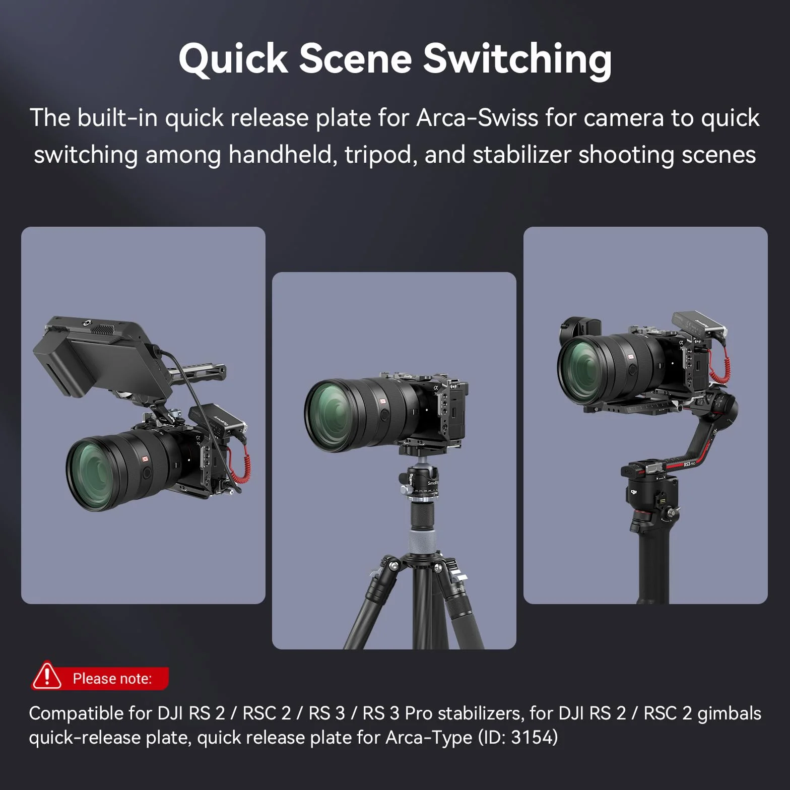 SMALLRIG Cage Zestaw Klatek dla Sony A7C II / A7CR z Zaciskiem Kablowym do HDMI, Pełnym Dostępem do Tworzenia Vlogów Klatka do Kamery Wideo dla Sony Alpha 7C II/Alpha 7CR z Ramieniem Zawiasu - 4422