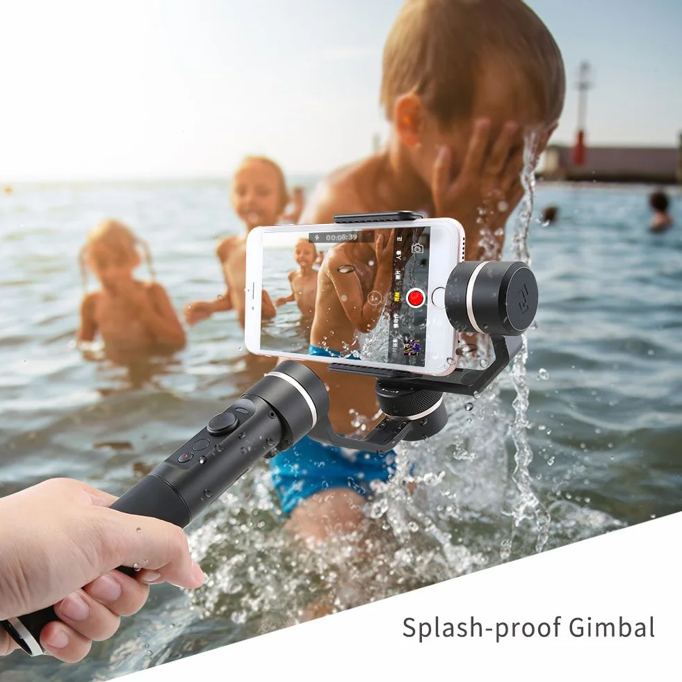 FeiyuTech SPG 3 Osiowy Stabilizator do Kamery Sportowej i Smartfona, Czarny, 1 Sztuka