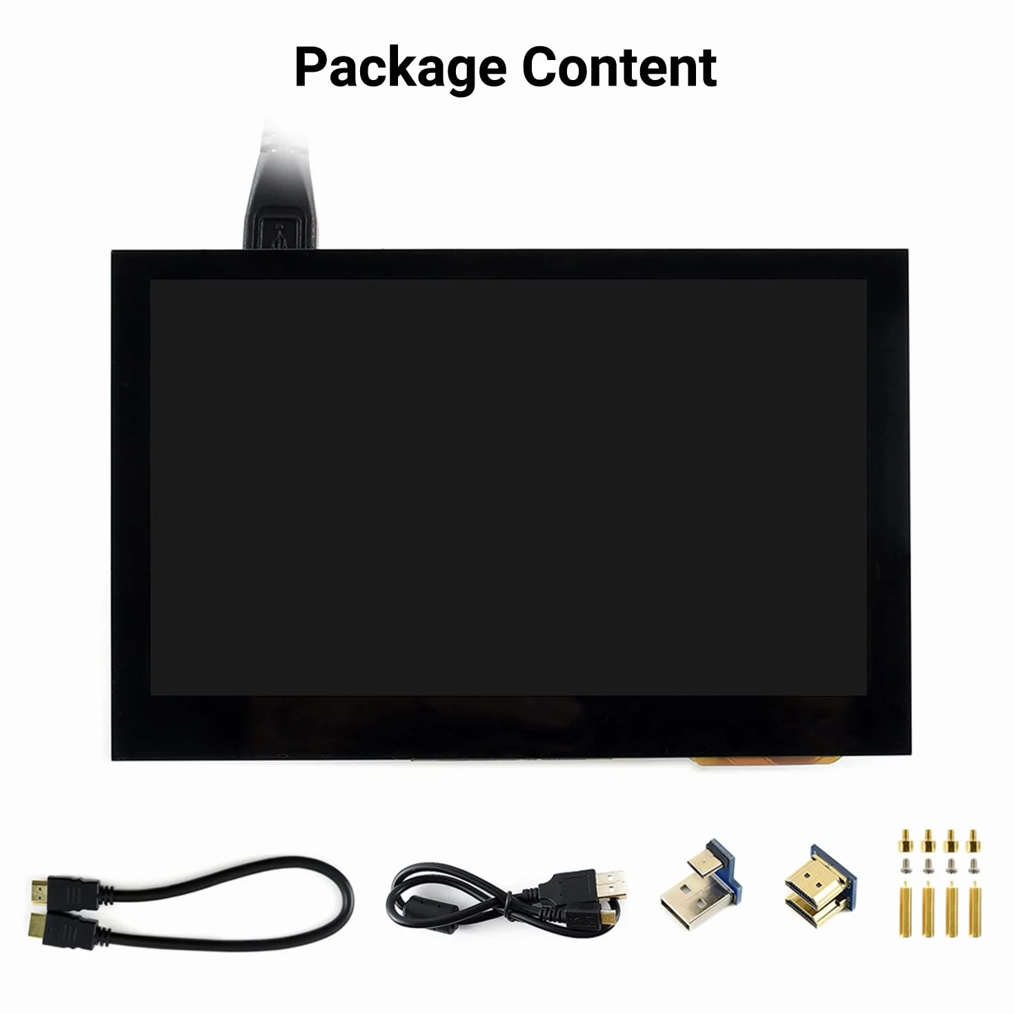 Waveshare 4.3inch HDMI LCD (B) 800x480 IPS Capacitive Touch Screen Monitor Display for Raspberry Pi BB Black Banana Pi Raspberry Pi 4