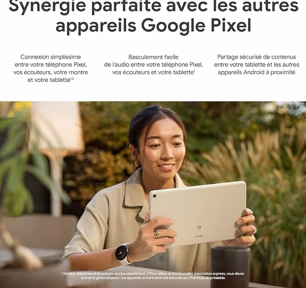 Google Pixel GMD6Z,GTU8P Tablet, Tensor, 8 GB RAM, 128 GB SSD, Android, QWERTY, Zielony, 11 Cali