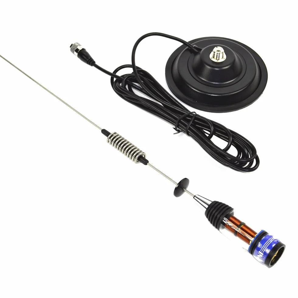 CB PNI Escort Pakiet stacji radiowej HP 9500, ASQ, 12-24V + antena CB PNI ML70, 70 cm z magnetyczną podstawą 145 mm w zestawie