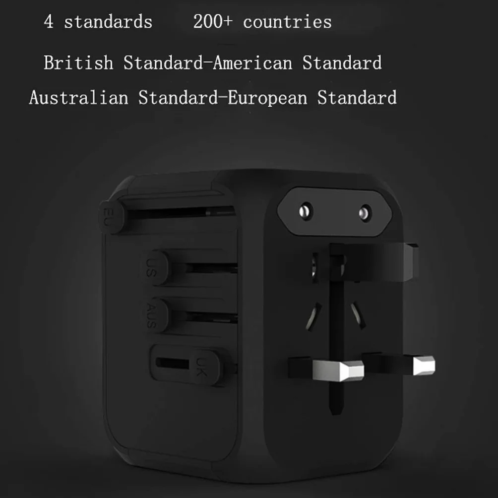 Gniazdo międzynarodowe przetwornice Międzynarodowa ładowarka, ogólnoświatowy adapter podróży, Universal Type-C Wtyczka konwersji, bardzo odpowiednia do podróży adapter wtyczki zasilania