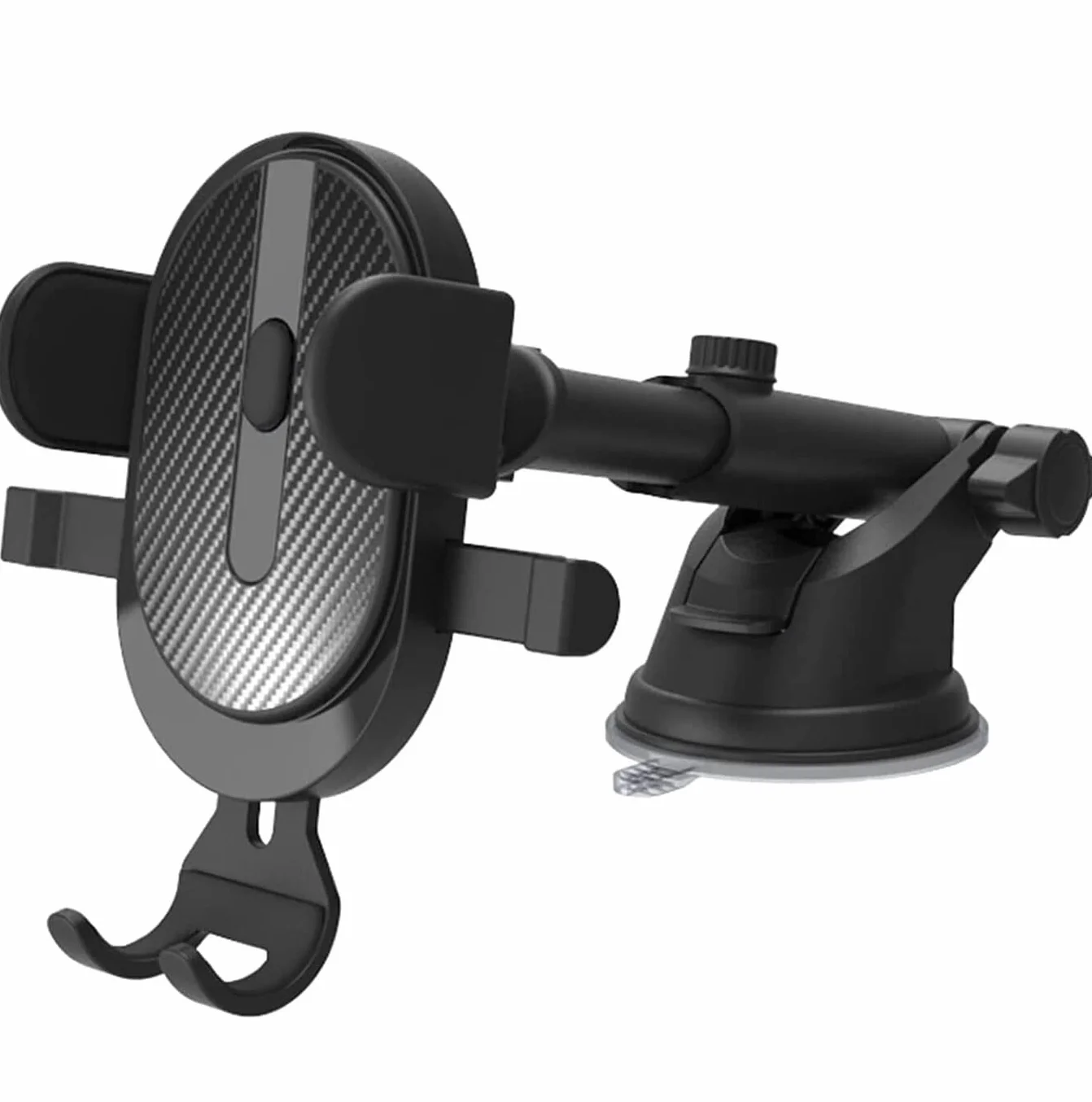 Uchwyt Telefon Uchwyt samochodowy na telefon Deska rozdzielcza Przednia szyba Odpowietrznik Długie ramię Silne ssanie Telefon komórkowy pasuje do wszystkich telefonów Do Samochodu(Black suction cup)