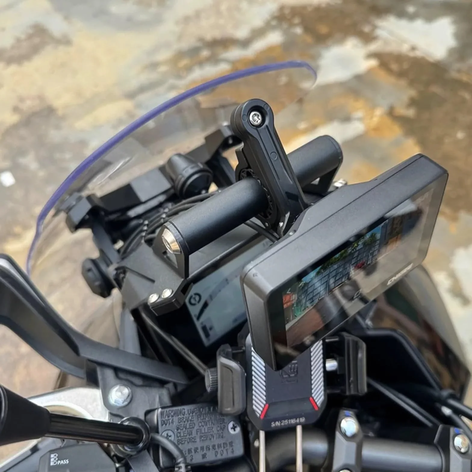 Uchwyt do nawigacji GPS Pasuje do Honda ADV 350 2022-2025 Akcesoria do nawigacji GPS Uchwyt na telefon komórkowy Stojak 22 mm