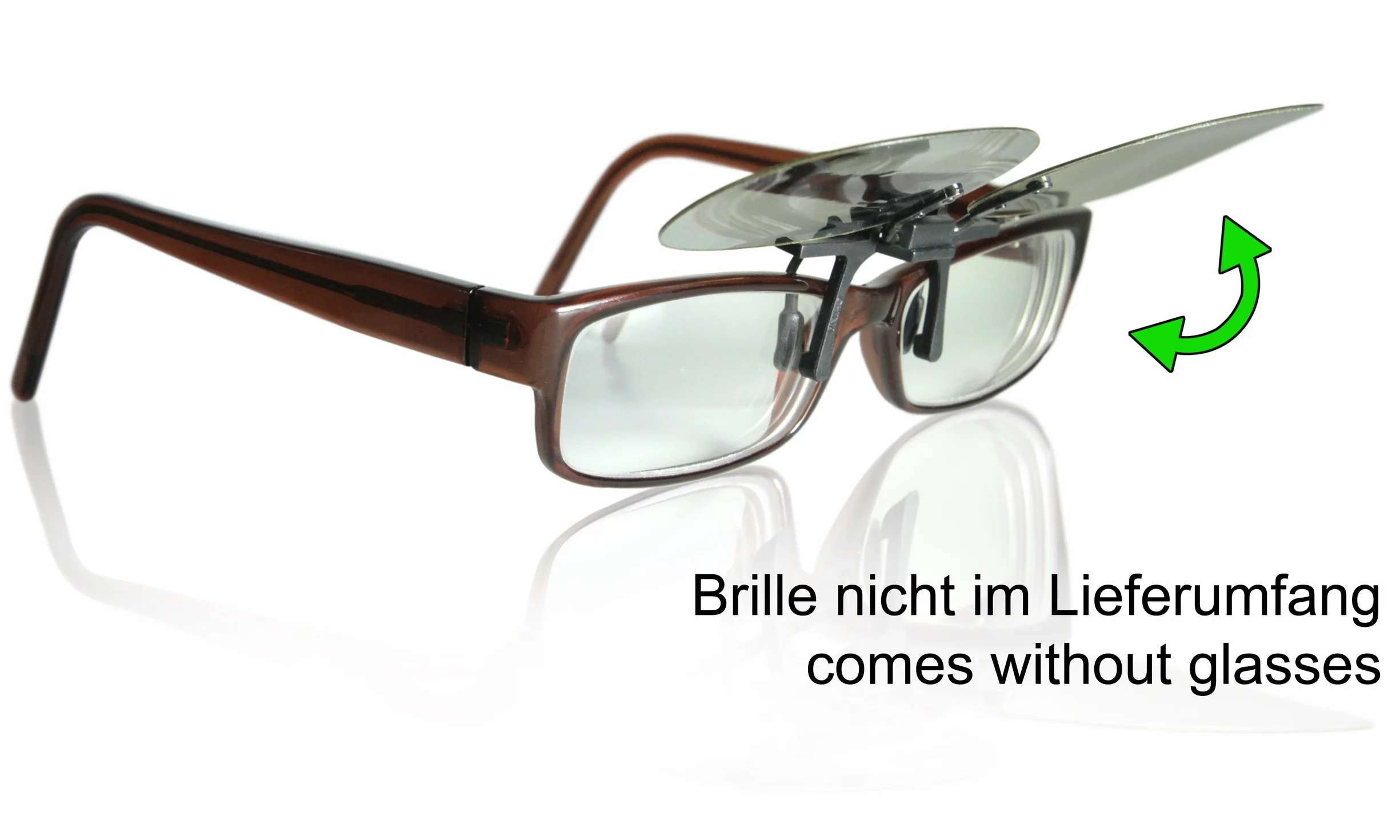 SJ3D pasywne okulary 3D – okulary 3D Clip VERSION 1 - nasadka dla osób noszących okulary - okulary polaryzacyjne polaryzacyjne - do kina 3D i TV: LG Cinema 3D Philips Easy 3D Telefunken Toshiba 3D