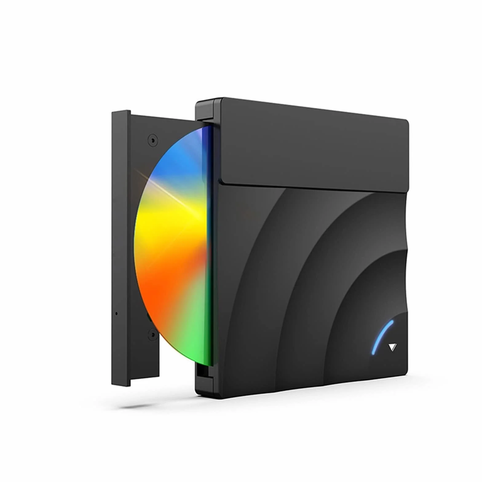 Przenośny odtwarzacz DVD, Przenośny szybki USB 3.0 CD DVD-RW Napęd optyczny Zewnętrzny czytnik dysków Slim Komputer stacjonarny Laptop Tablet Promocja Odtwarzacz DVD dla początkujących(Blauw)