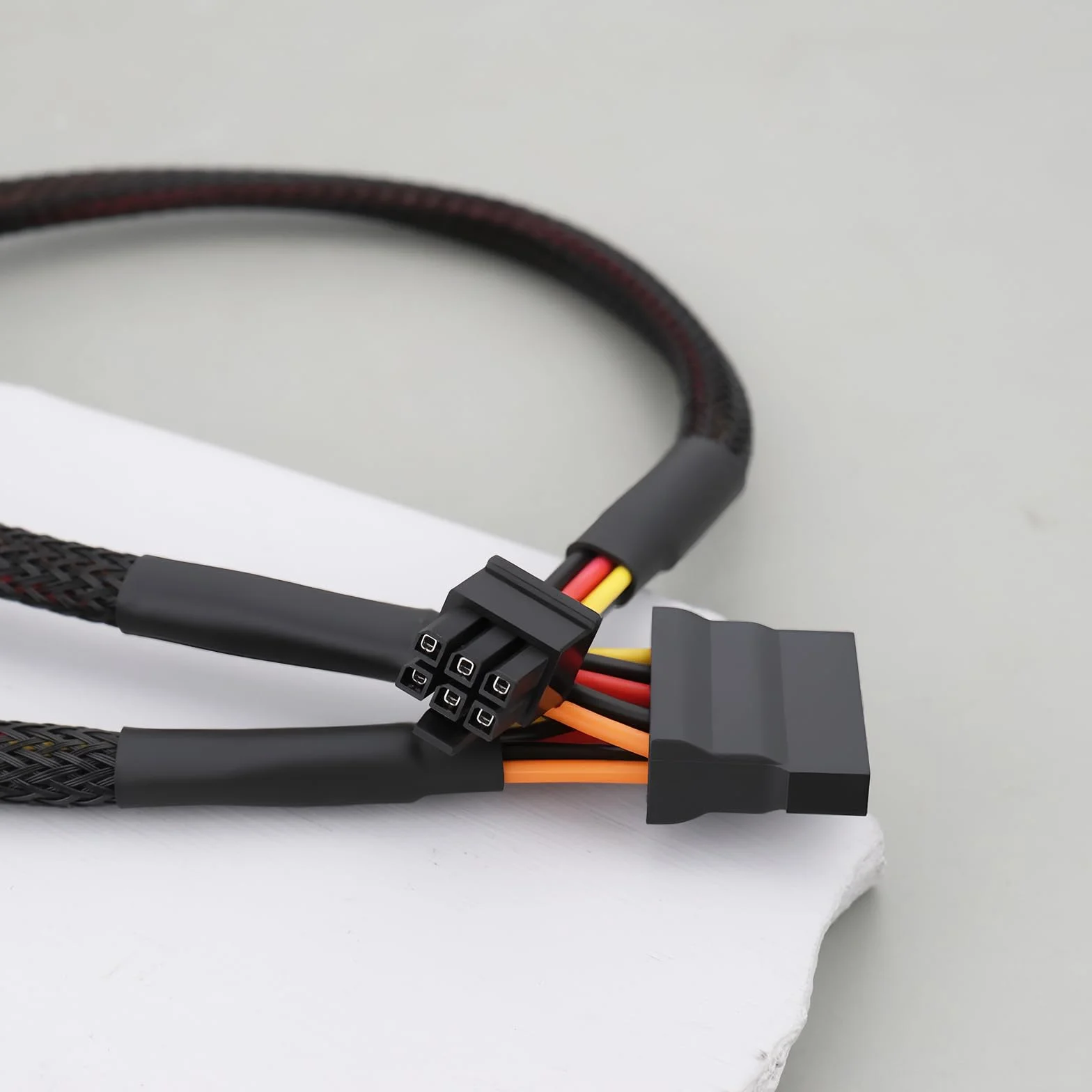6-pinowy do podwójnego dysku twardego SATA kabel zasilający kompatybilny z Dell 1250 ETC1250 35 cm/17 cm