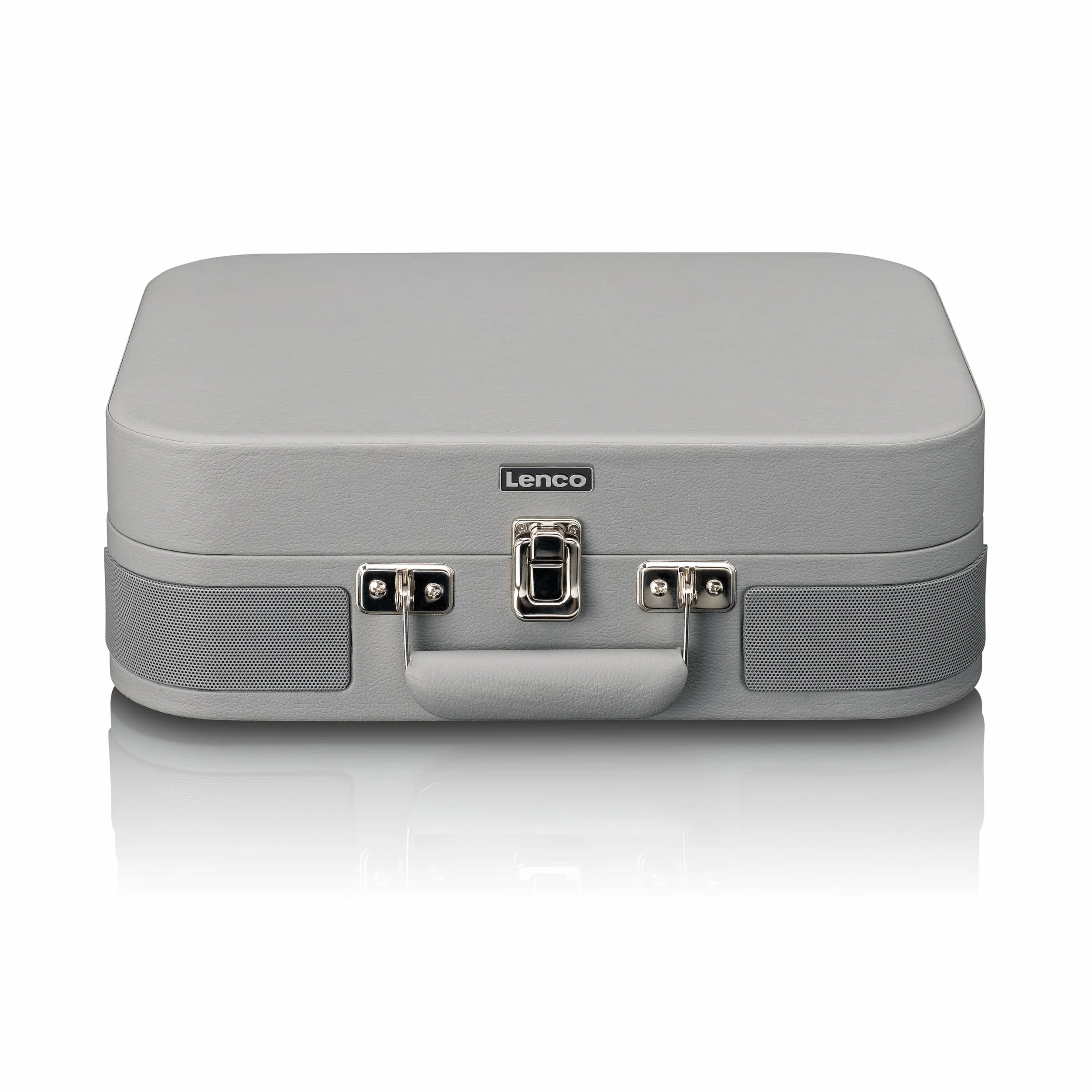 Lenco Gramofon Classic Phono TT-116 Bluetooth z 3 prędkościami – 33, 45 i 78 obr./min – winylowy gramofon w stylu vintage – wyjście RCA – głośnik stereo – szary | Gramofon Classic Phono TT-116 z głośnikiem i Bluetooth - gramofon