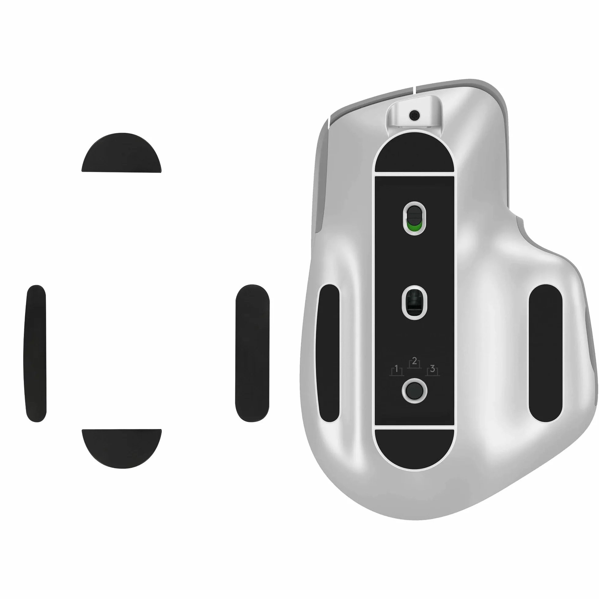 kwmobile Zamiennik nóżek myszy kompatybilny z Logitech MX Master 3 / 3S podkładka pod mysz komputerową – czarna