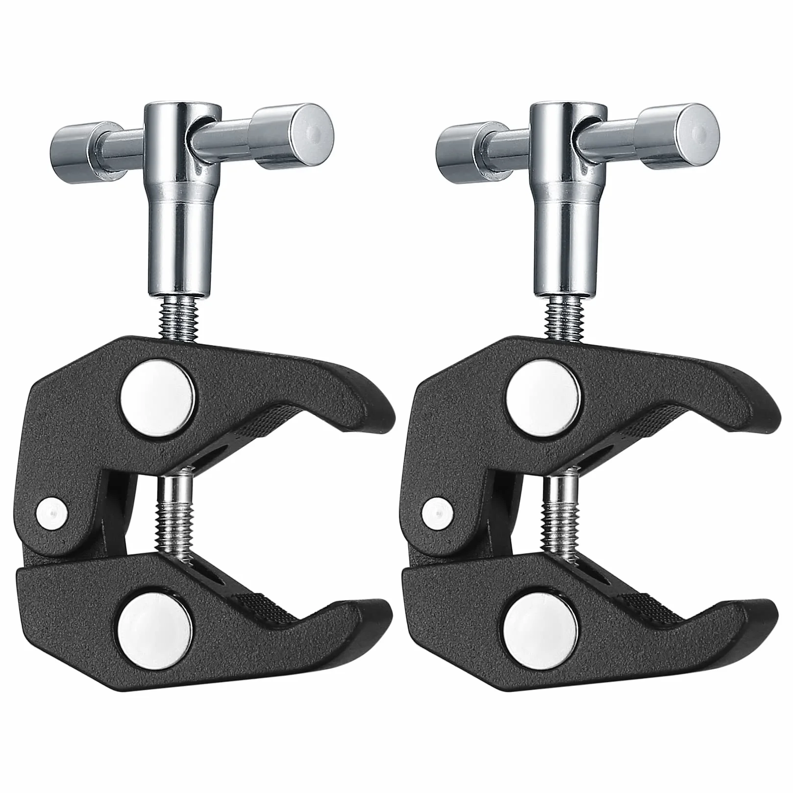 2 sztuki kamer Super Clamps, Magic Arm Clamp z klipsami gwintowanymi 1/4 i 3/8, głowicą kulową, zaciski statywu do lampy błyskowej, statywu, monitora LCD/DV, diody LED
