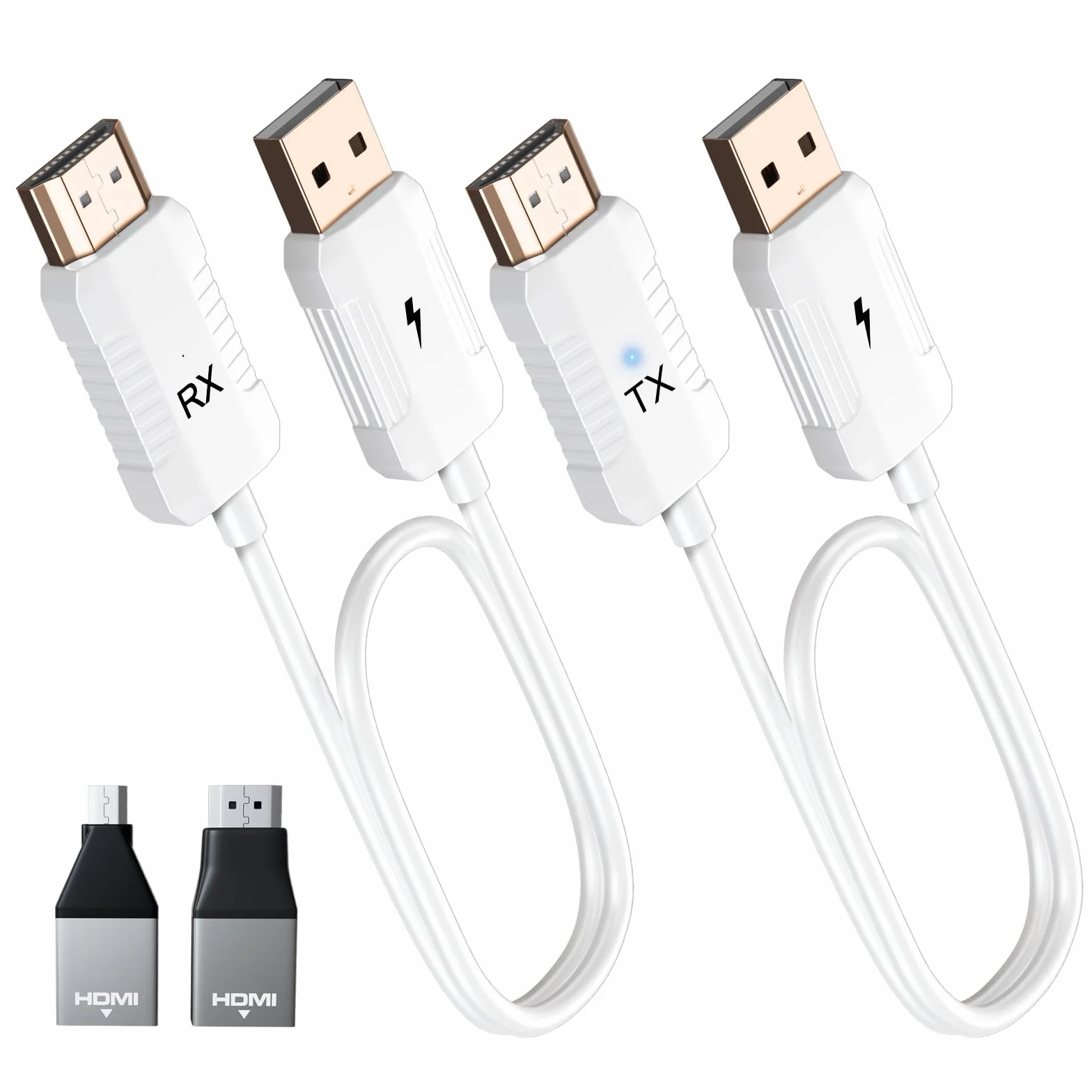 Bezprzewodowy nadajnik i odbiornik HDMI, bezprzewodowy przedłużacz HDMI, bezprzewodowa transmisja do strumieniowego przesyłania telewizji, strumieniowania spotkań, Mirrow Video Audio z laptopa