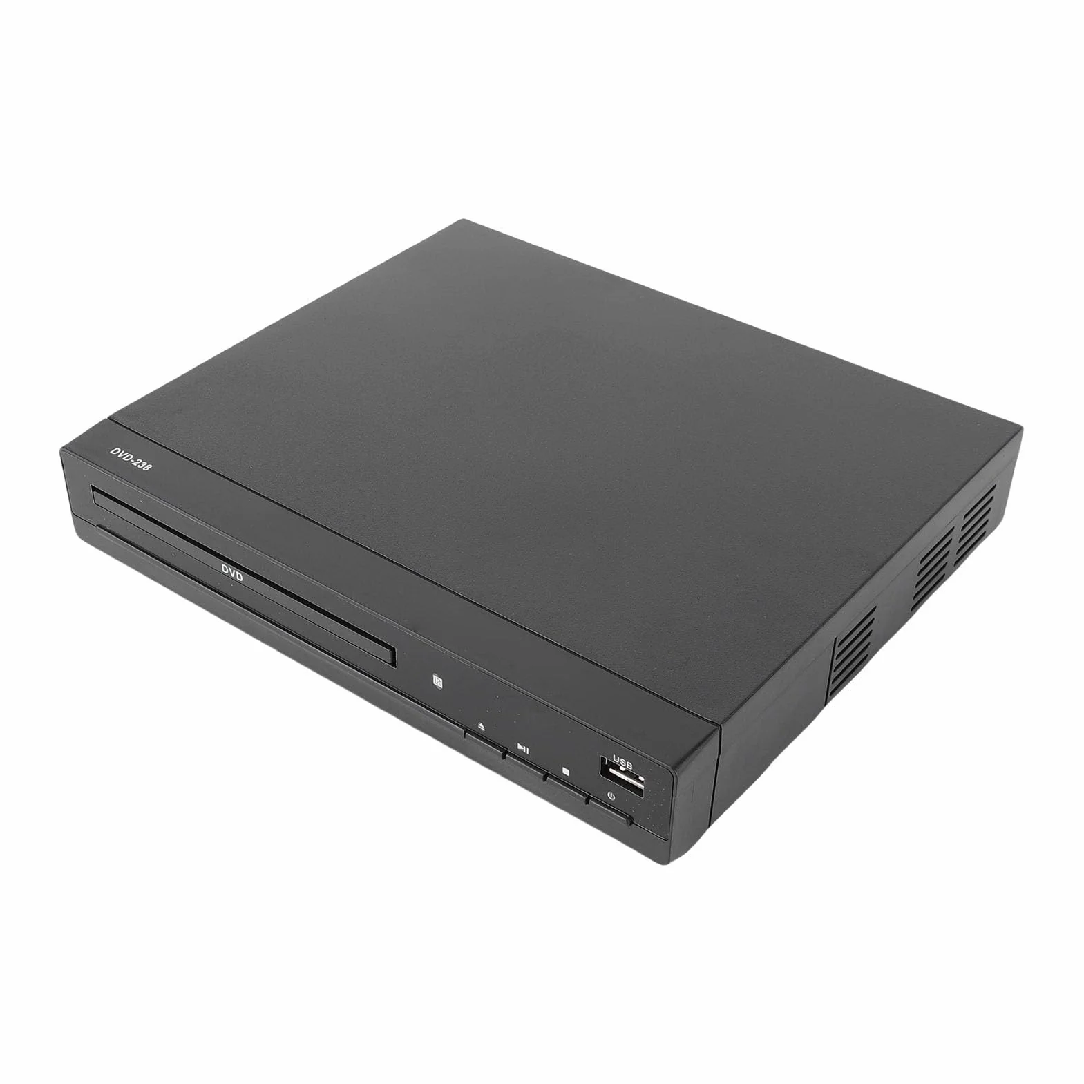 Odtwarzacz DVD, Skalowanie do 1080P, Odtwarzanie Wszystkich Regionów za pomocą Portu USB i Pilota, do Projektora Telewizyjnego Kina Domowego (wtyczka UE)
