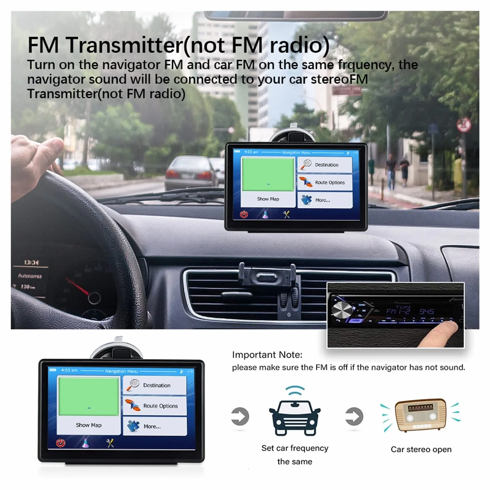 Nawigacja samochodowa GPS, 7. "HD. Samochód GPS. Nawigacja Fm. Kompatybilna z Bluetooth najnowsza ekran dotykowy mapa 8g 256m. System nawigacji Rv. Pojazd samochodowy ciężarówki Do samochodów ciężarow