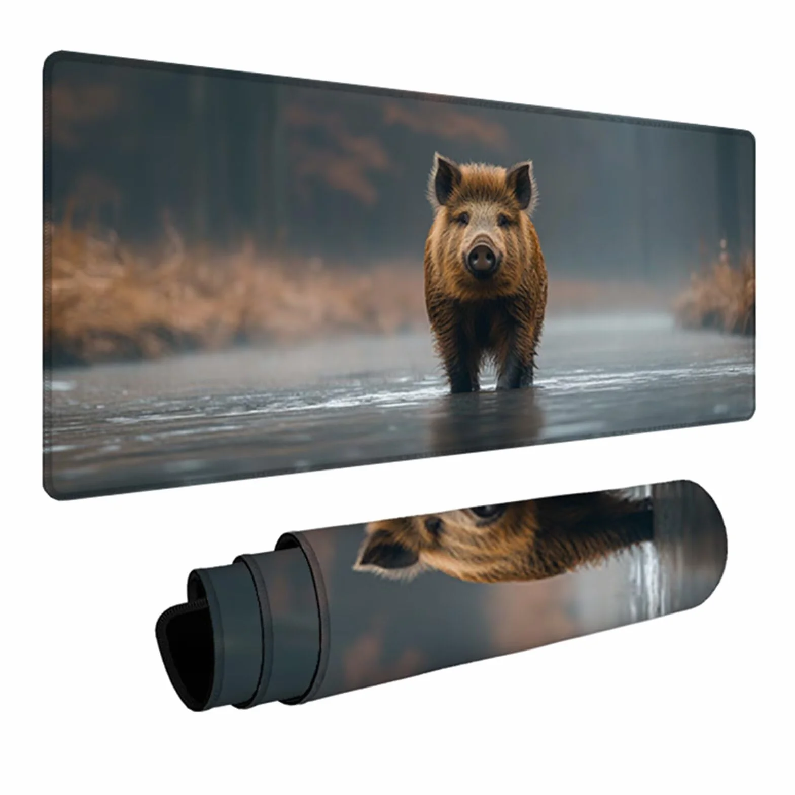 Śliczna podkładka pod mysz, podkładka pod mysz do gier ze zwierzętami XXL 1000 x 500 x 3 mm, podkładka na biurko z antypoślizgową gumową podstawą, akcesoria komputerowe, podkładka pod mysz z zszytymi