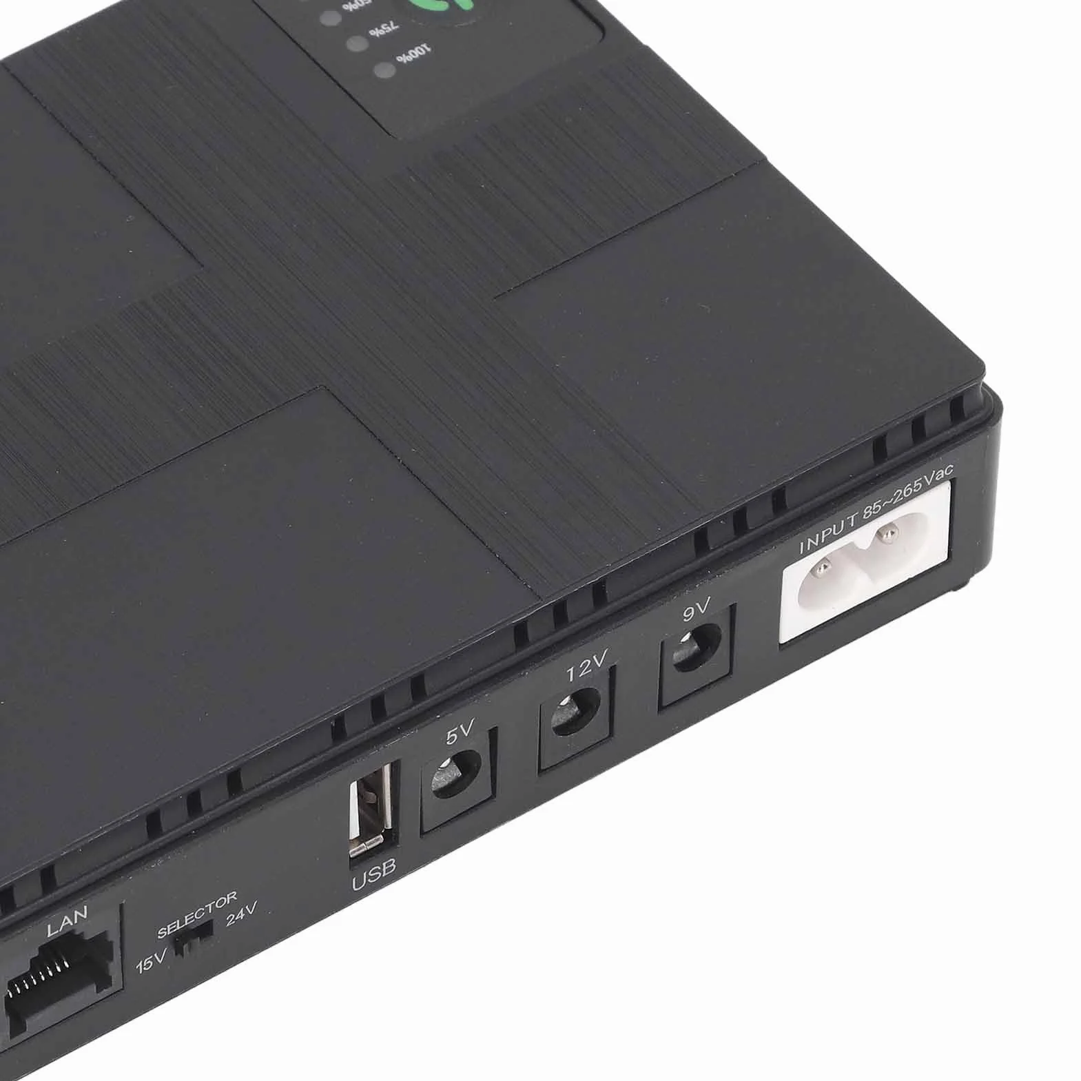 Zasilanie Akumulatorowe Mini UPS, Zasilacz Awaryjny Mini UPS 10400 MAh z Wejściem DC/wyjście USB 5 V DC 5V/9V/12V 2A Akumulator Zapasowy do Routera, Modemu, Kamery Bezpieczeństwa