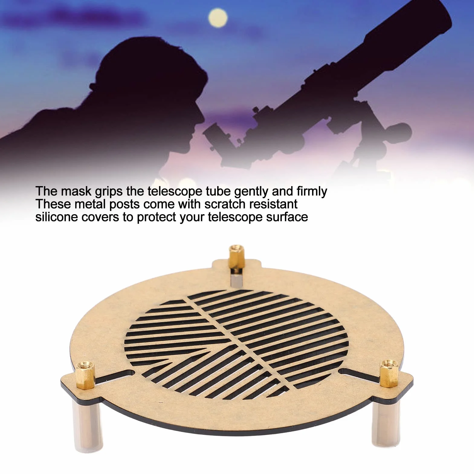 Bahtinov Focusing Mask For Telescopes Akrylowa Maska ​​do Skupiania Się na Zewnętrznej średnicy Rury (OD) od 60-90mm