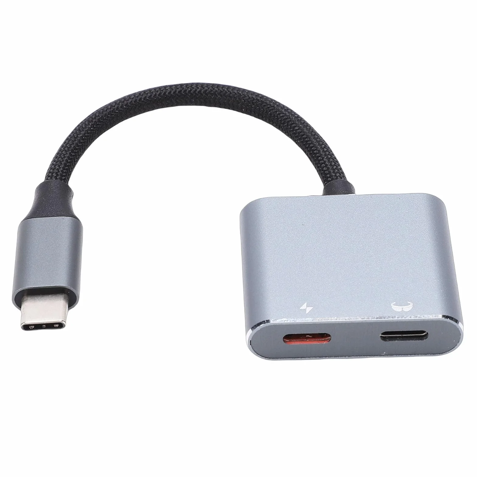 Adapter USB C na AR, Szybkie ładowanie PD 100 W, 4K 60 Hz HD z transmisją