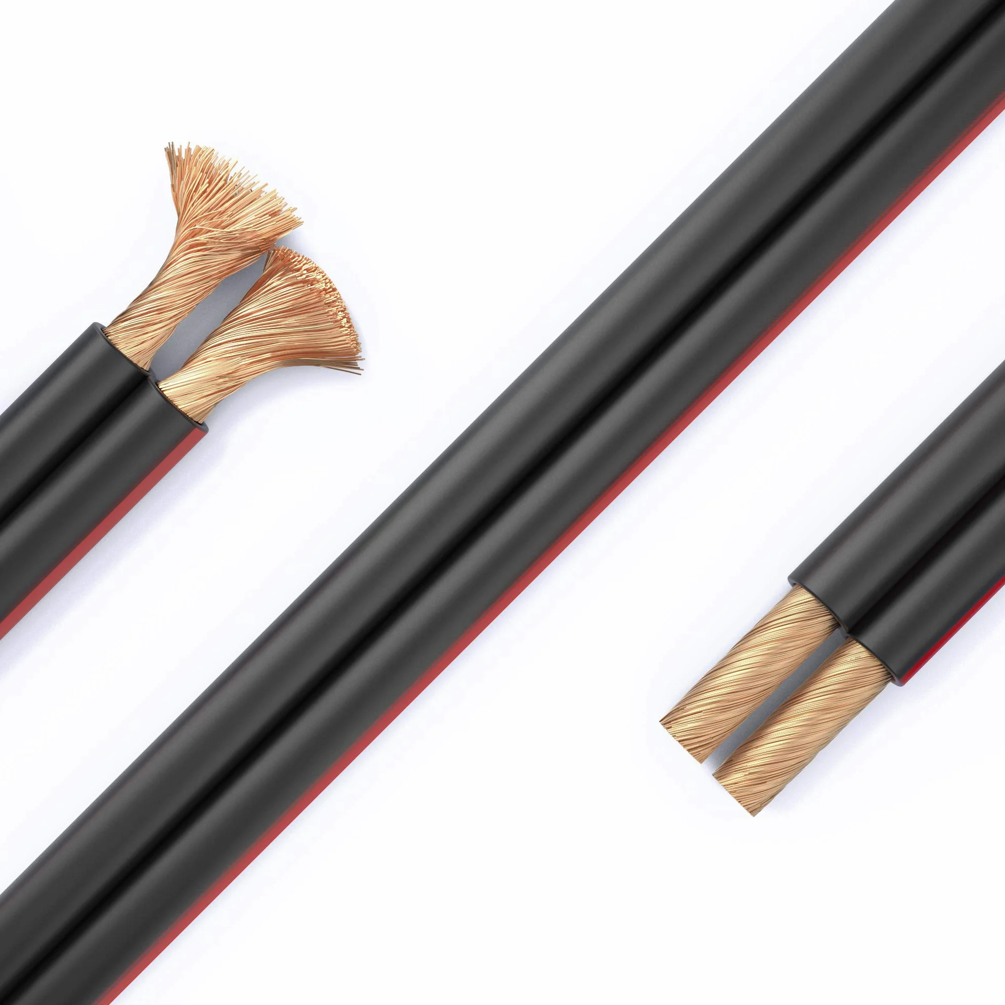 PureLink Kabel głośnikowy OFC 2 x 4,00 mm² 0,20 mm, 50,0 m, kabel miedziany z czystej miedzi do głośnika HiFi głośników subwoofera, kabel audio z oznaczeniem polaryzacji, czarny
