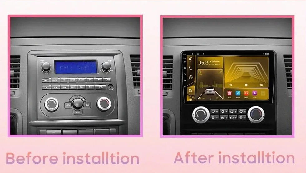 Car Multimedia Player dla Foton View G7 G9 2014-2018 Android 15 9 Inch Car Play Screen Mirror Link Swc Cooling Fan For, 4 Core 2G+64G