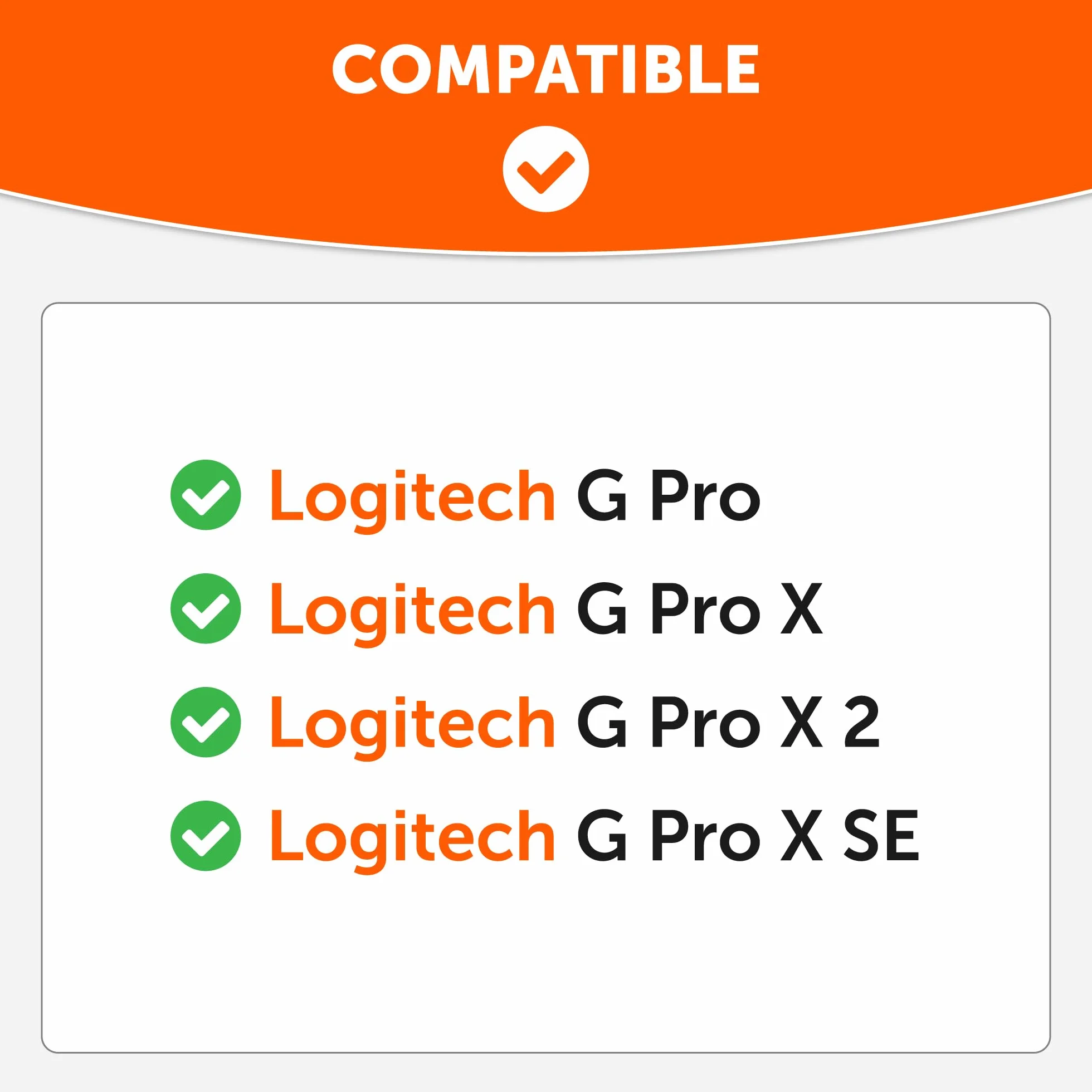 WC Freeze G Pro X – profilowane nauszniki z żelem do Logitech Gpro X | Od Wicked Cushions | Wyjątkowy komfort, profilowana konstrukcja, nowa tkanina chłodząca Freeze V2 i grubość | Black
