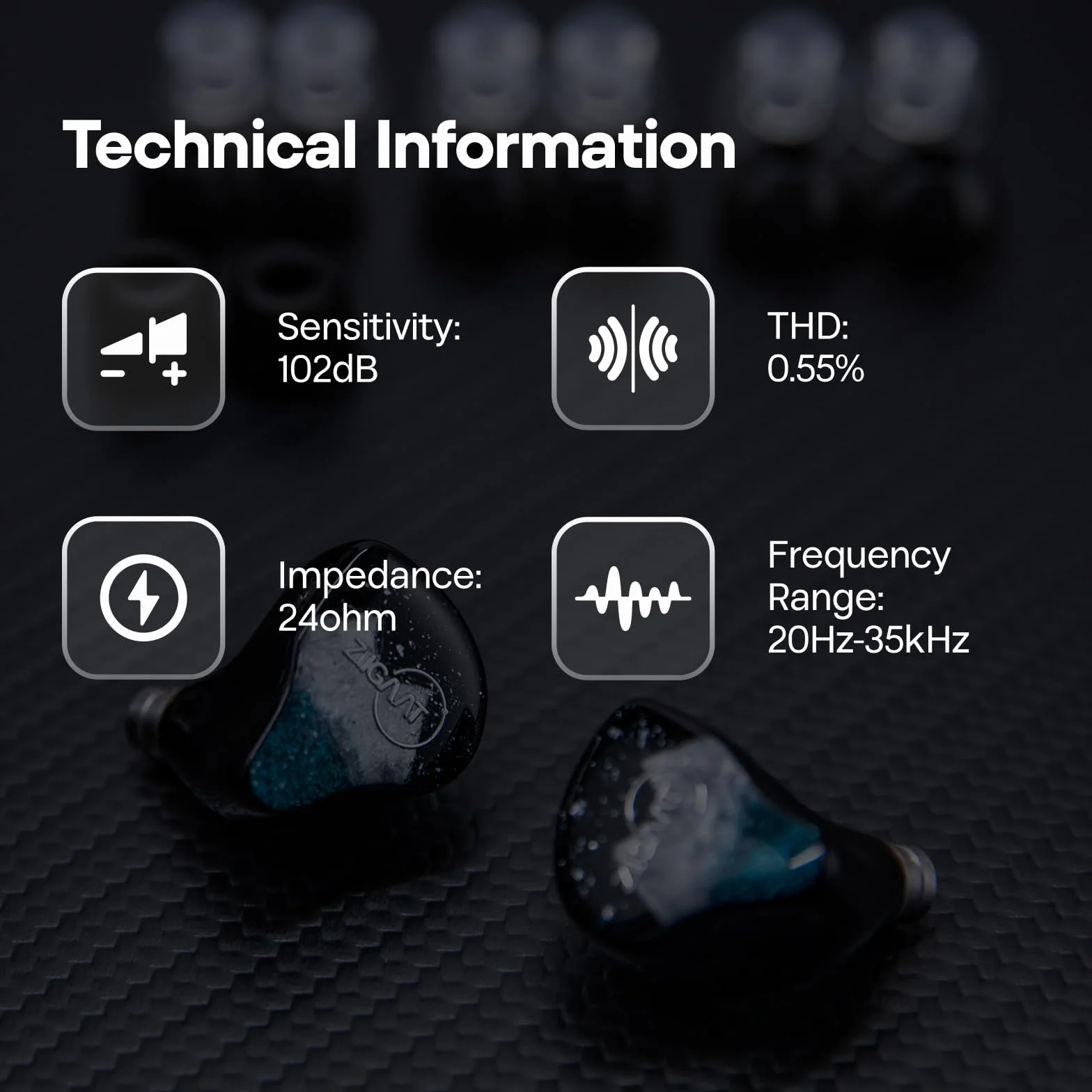 Linsoul ZiiGaat Horizon monitor dokanałowy, 1DD+2BA+2 Planar przewodowe słuchawki douszne HiFi, słuchawki IEM klasy studyjnej, naturalne, zrównoważone strojenie z maślanie gładkim przedłużeniem