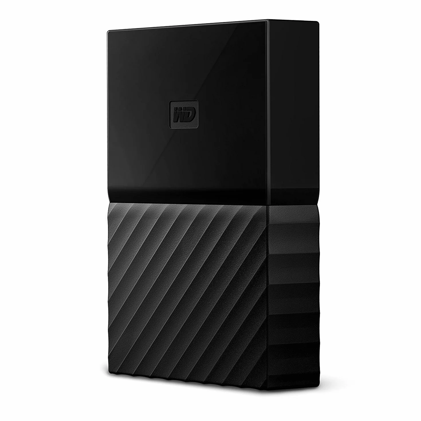 WD My Passport 2 TB, przenośny zewnętrzny dysk twardy (6,4 cm (2,5 cala), z ochroną hasłem, standardowa powierzchnia czarna, WDBYNN0020BBK-WESN