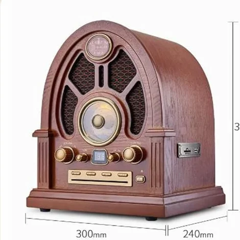 Odtwarzacz CD Bluetooth z radiem FM/AM, AUX i USB/SD/MMC, przenośny system stereo dla osób starszych i dzieci