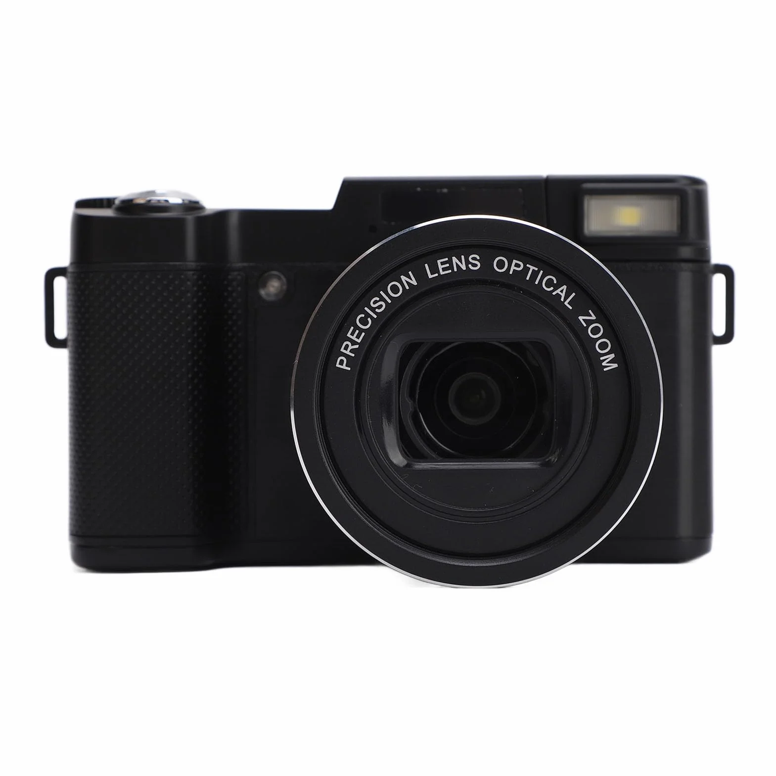 Aparat Cyfrowy, Aparat do Vlogowania HD 4K 48 MP, 3-calowym Odchylanym Ekranem, 5-krotny Zoom Optyczny/8-krotny Zoom Cyfrowy, Tryb Makro, Stabilizator Obrazu, Autofokusem
