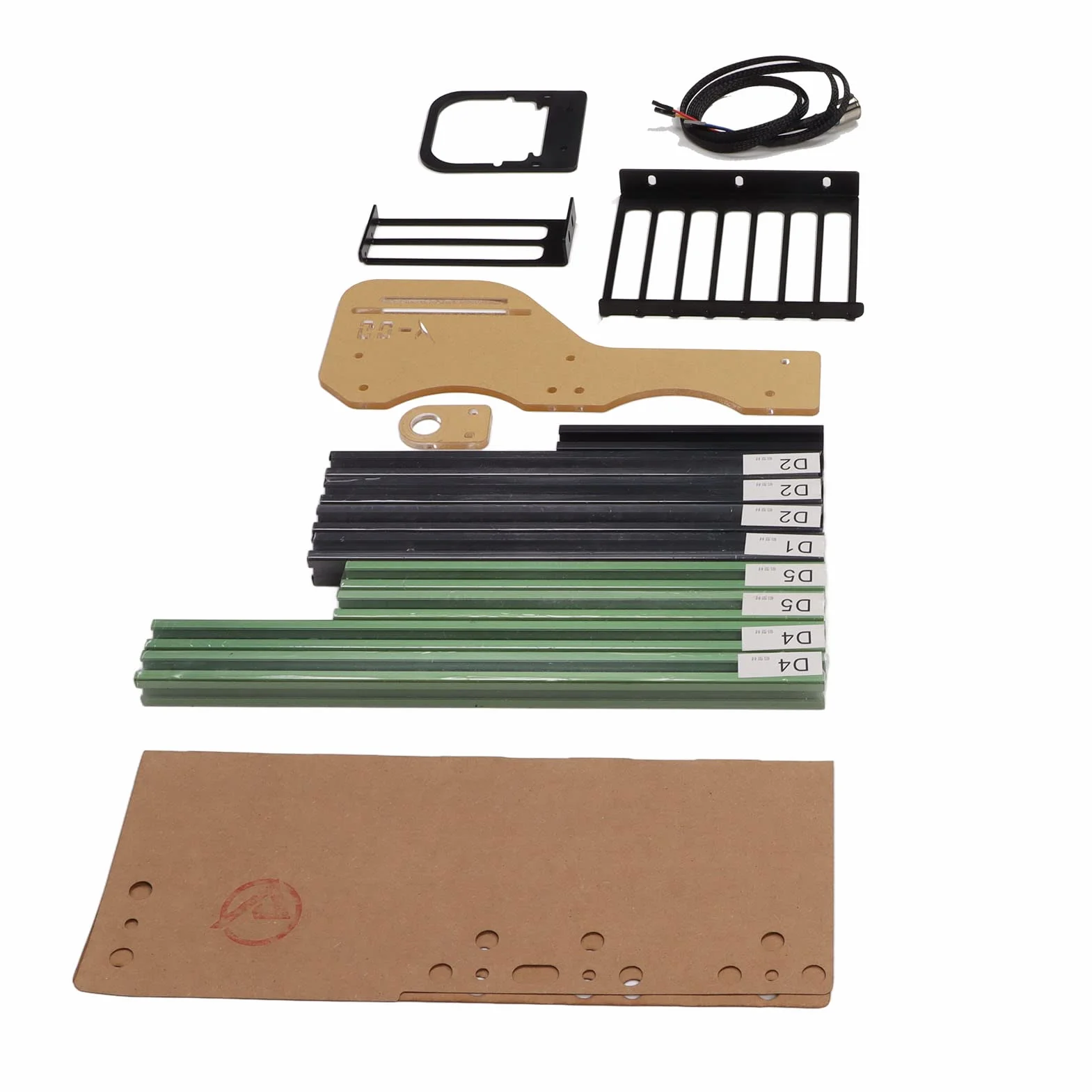 Generic Wspornik Otwartej Obudowy Komputera Doskonałe Odprowadzanie Ciepła Rama DIY dla ATX MATX ITX Tworzy materiał Aluminiowy 1 Jednostka (zielony czarny)