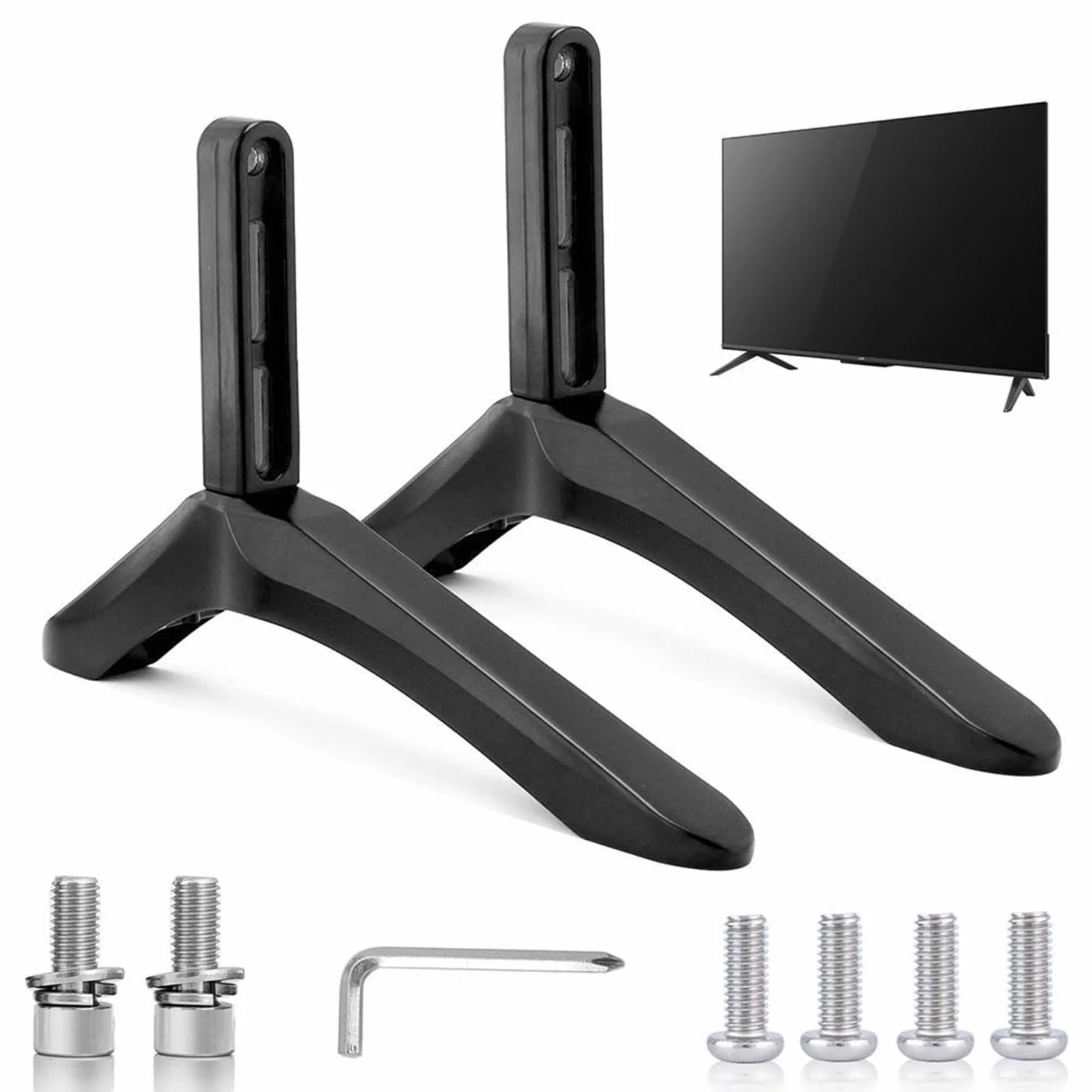 Uniwersalny stojak pod telewizor 32 65 cali Vizio LCD TV 2-pak uchwyt stołowy nie jest kompatybilny z LG TV akcesoria telewizyjne