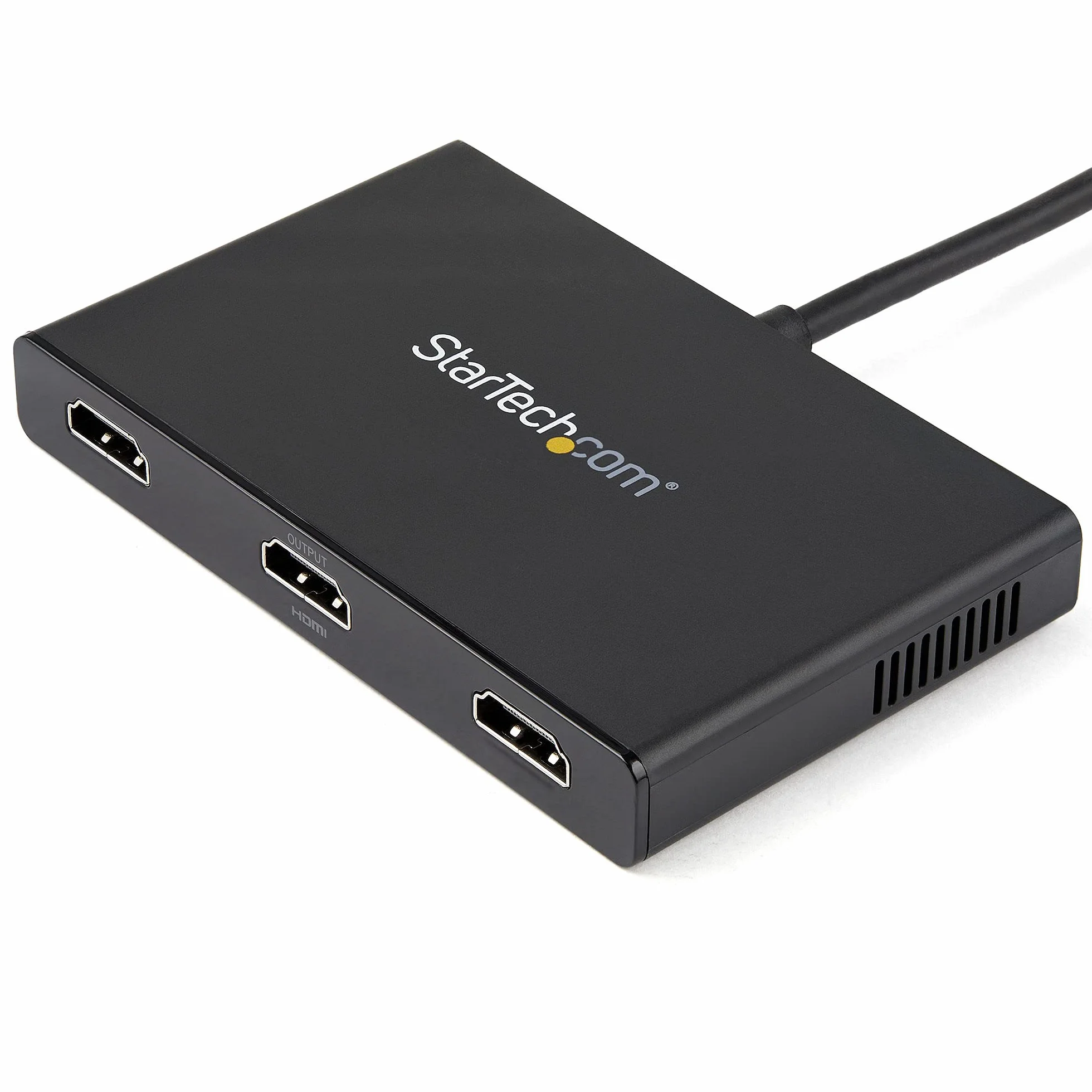 StarTech.com 3-portowy mini DisplayPort MST Hub - 4K 30Hz - Rozdzielacz wideo Mini DP na HDMI do wielu monitorów - mDP do HDMI (MSTMDP123HD) czarny