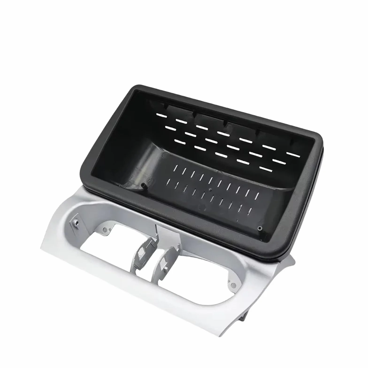 Osłona radia 9-calowy adapter ramy samochodowej, dekoder Canbus Box, zestaw montażowy radia z Androidem, pasujący do Opla Combo, Corsy Tigra Zestaw zaślepek radiowych(Black)