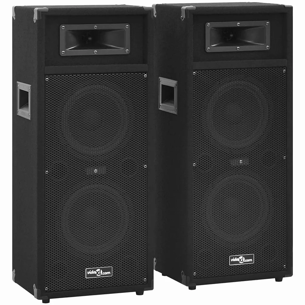 vidaXL Profesjonalne, sceniczne głośniki pasywne HiFi, 2 szt., 1000 W, głośnik sceniczny, kolumna głośnikowa, profesjonalny głośnik sceniczny
