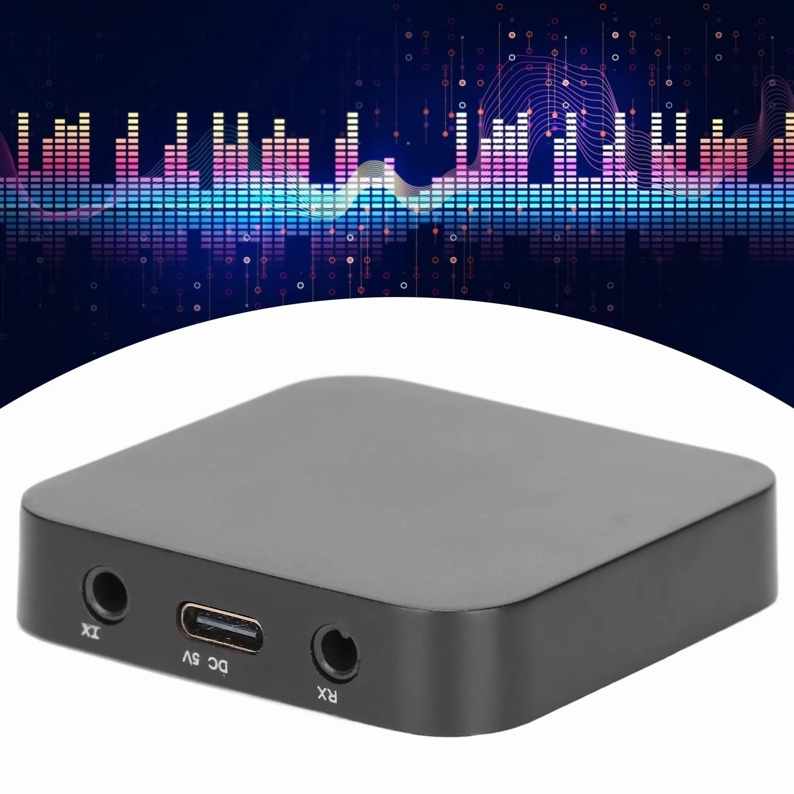 Odbiornik nadajnika Bluetooth 5.0 2 w 1 niskie opóźnienie strumieniowy dźwięk