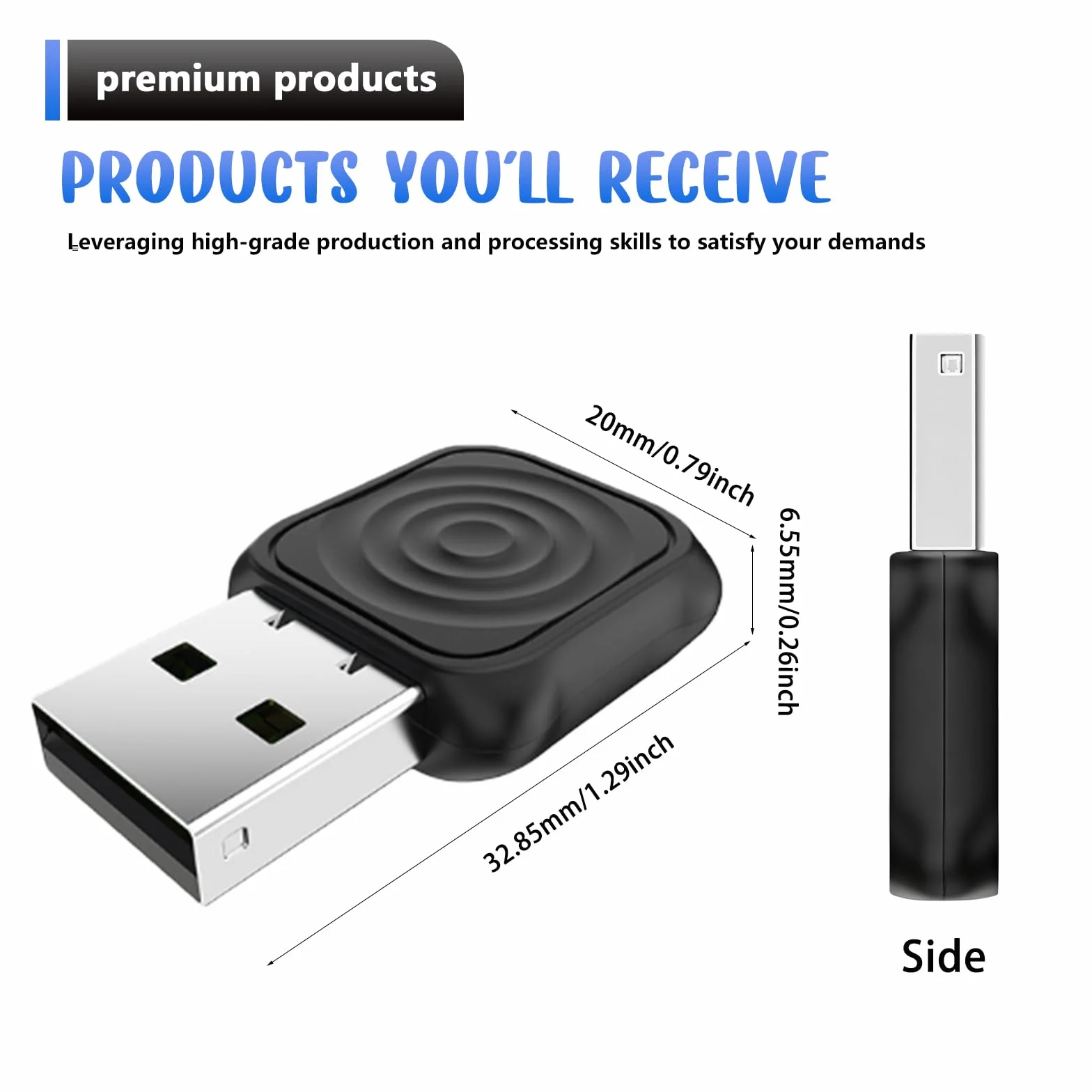 CarPlay bezprzewodowy adapter CarPlay 2 w 1, bezprzewodowy adapter CarPlay, Plug & Play, USB/Type-C Mini i stabilny adapter samochodowy USB Android do iOS 10+/Android 11+ samochodów, samochodów od