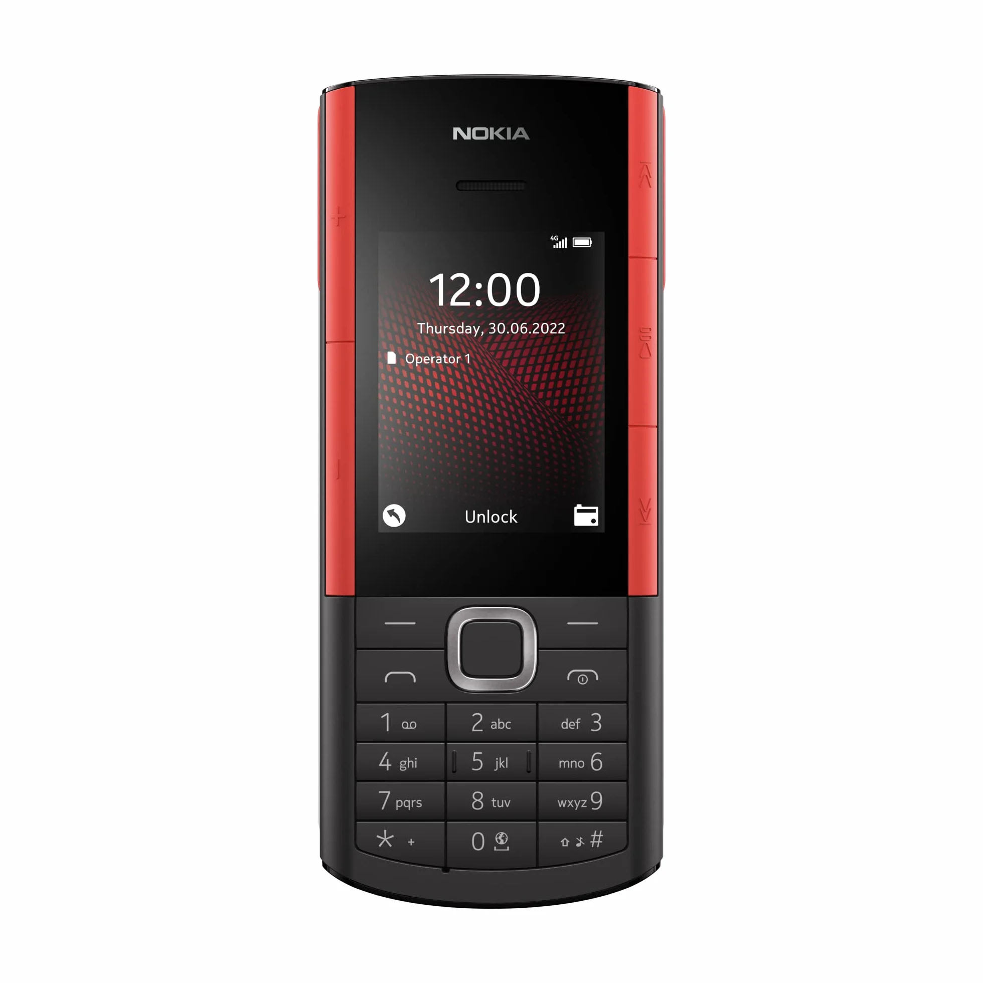 Nokia 5710 Xpress Audio z wbudowanymi bezprzewodowymi słuchawkami dousznymi, odtwarzaczami MP3, radiem FM, przyciskami szybkiego wyboru muzyki, duża bateria – czarna