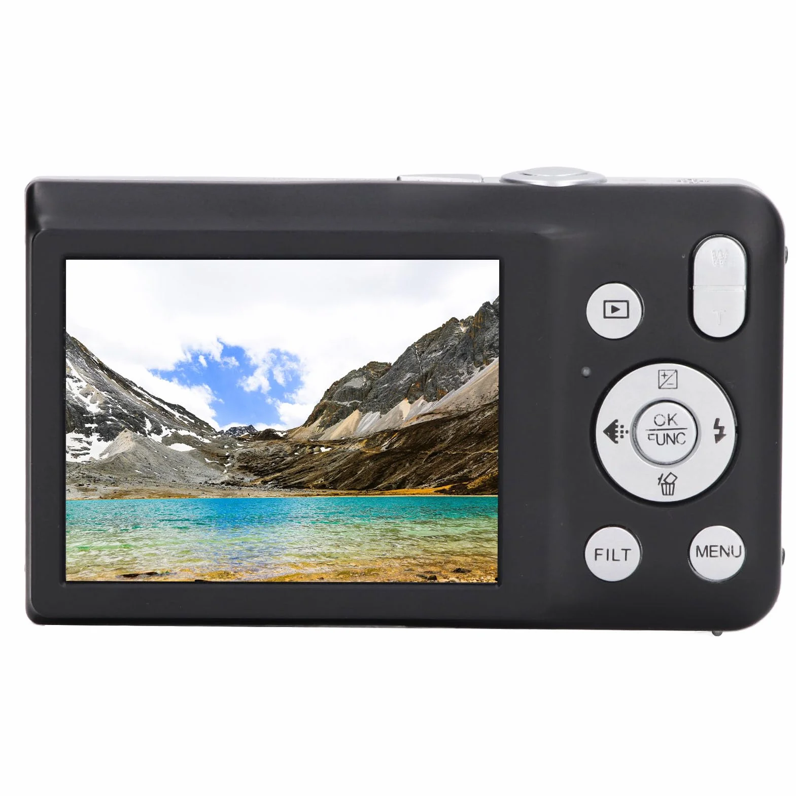 Aparat Cyfrowy, Wejście na Ekran 2,7 Cala Przenośna Kamera Podróżna, 8K 68 MP 16-krotny Zoom Czasowy Fotografowanie Kompaktowy Aparat Cyfrowy, 750 MAh, dla Chłopców Dziewcząt