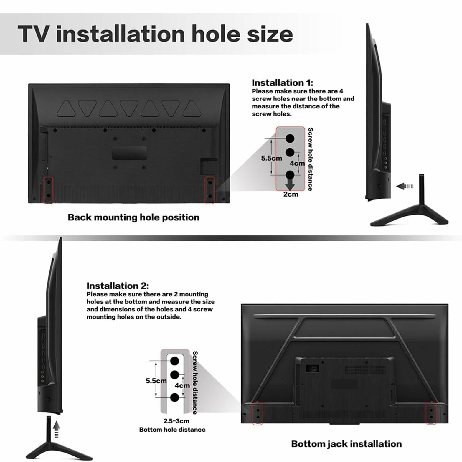 Uniwersalny stojak pod telewizor 32 65 cali Vizio LCD TV 2-pak uchwyt stołowy nie jest kompatybilny z LG TV akcesoria telewizyjne