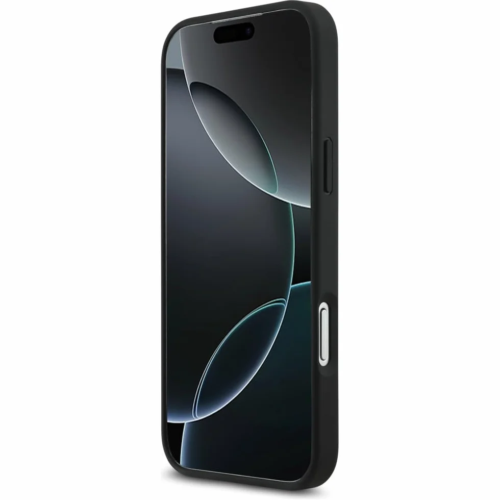 CG MOBILE Lacoste etui + zestaw portfela Iconic Petit Pique kompatybilne z MagSafe do iPhone 17 Pro Max (czarne)
