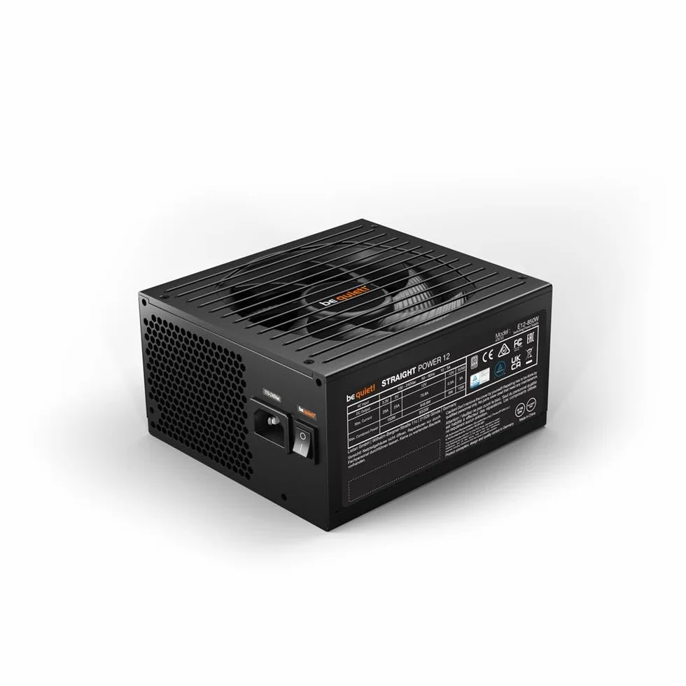 Be Quiet! Straight Power 12 BN337 Zasilacz Komputerowy, Czarny, 850W