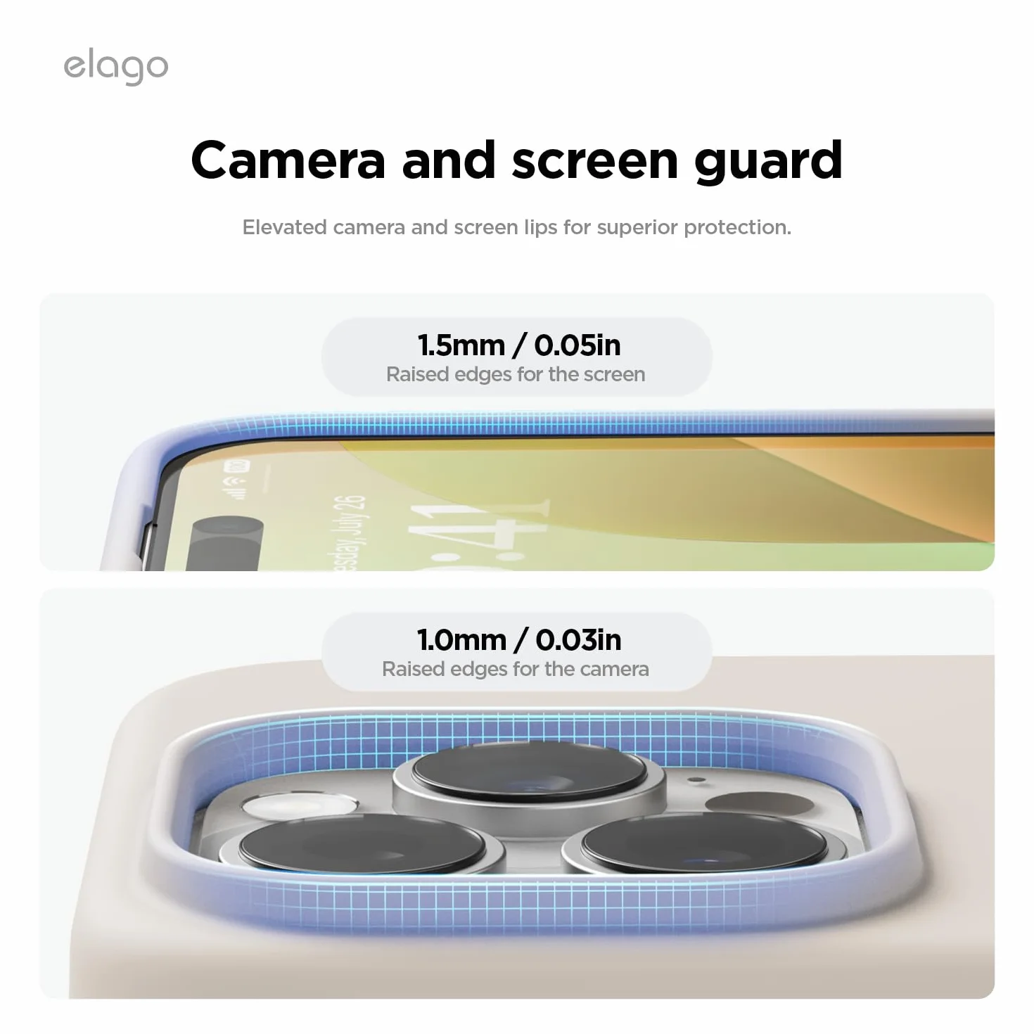 elago Etui na iPhone 16 Pro Silikonowe Ochronne Odporne na Wstrząsy