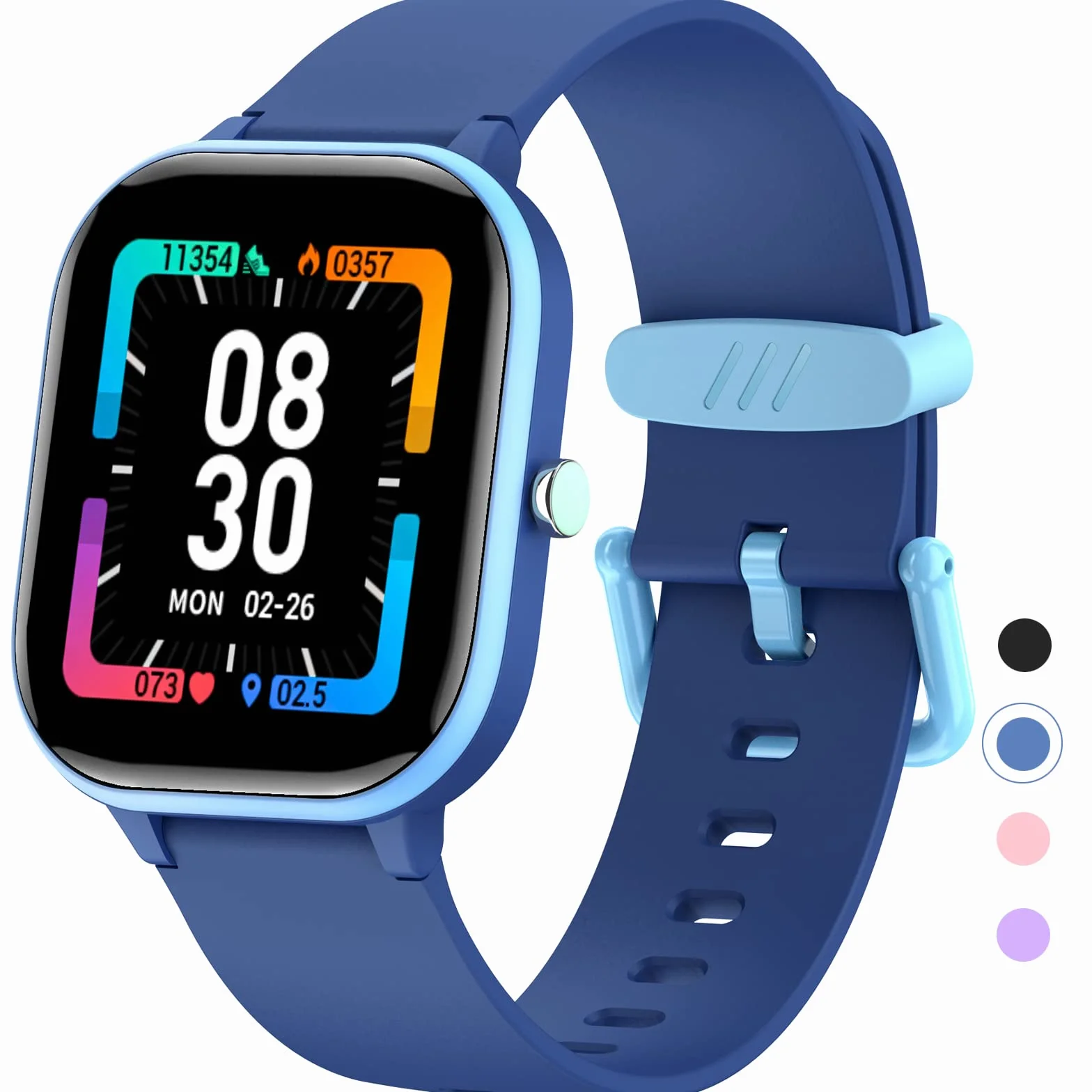 ids Fitness Tracker zegarek IP68, wodoodporny smartwatch dla dzieci z 19 trybami sportowymi, krokomierzem, trybem snu, dla dzieci, chłopców, dziewcząt