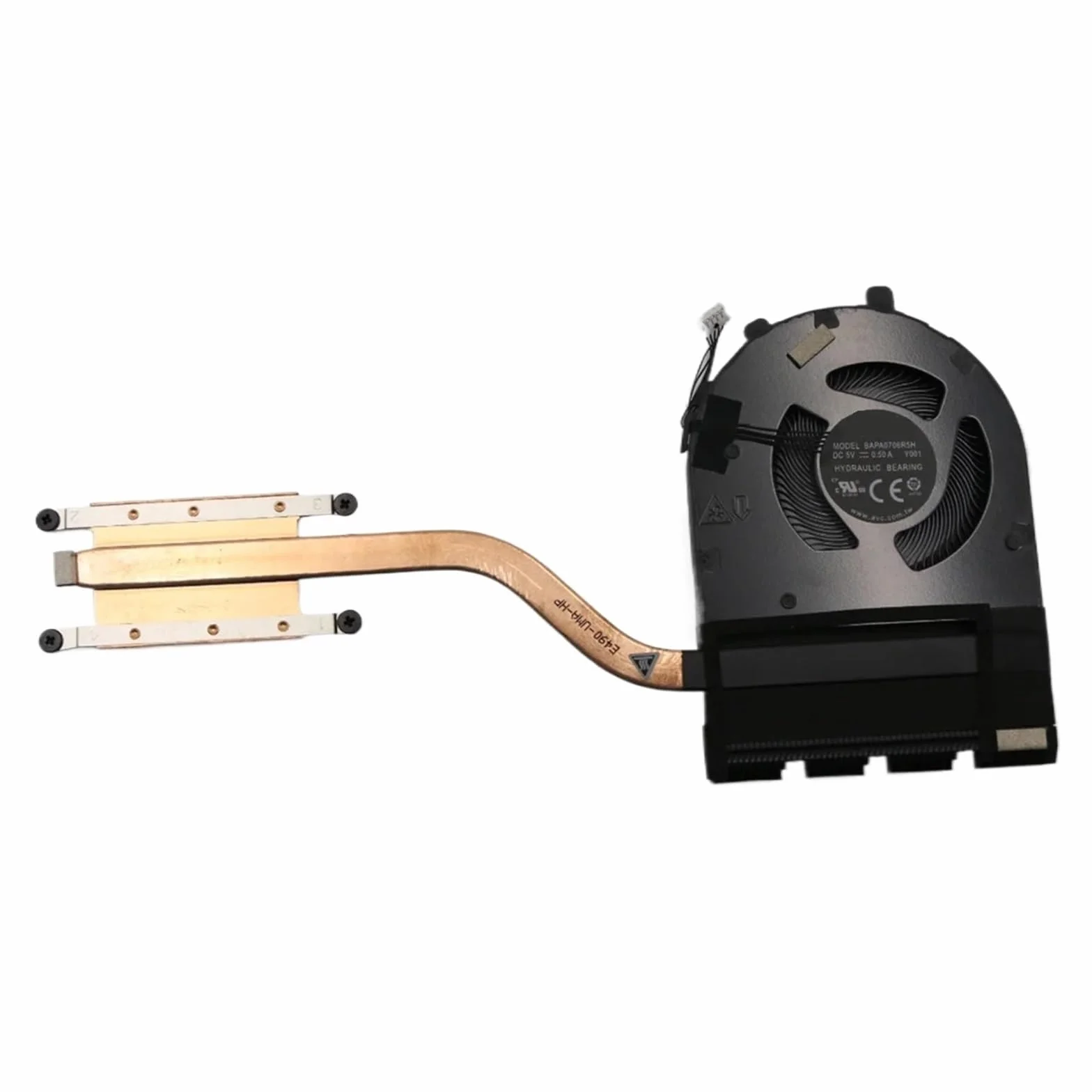 Wentylator chłodzący procesora do laptopów E490, E590, R490, R590, E490S (numery części: 02DL824, 02DL825, 02DL828)
