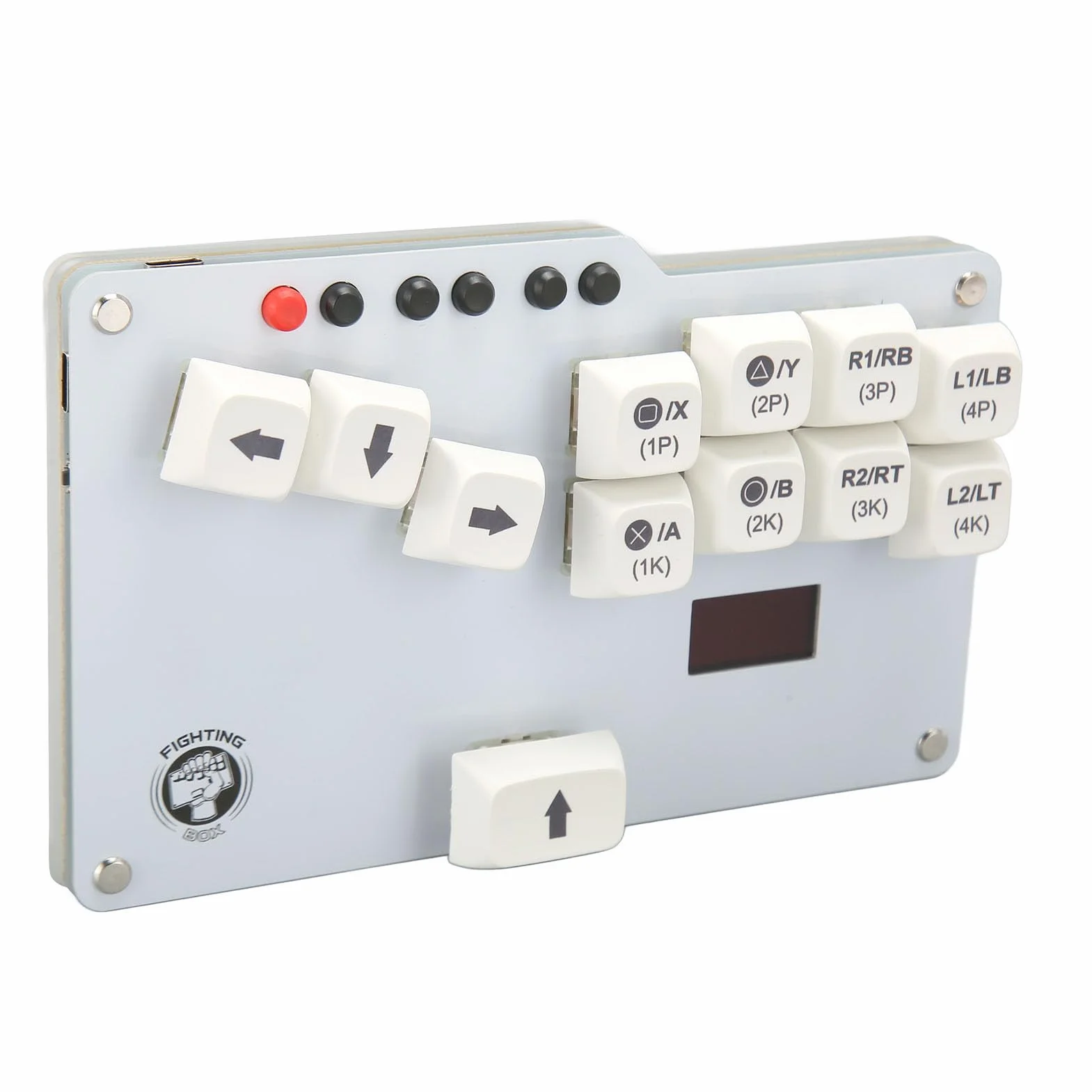 Generic Klawiatura Fighting Box Niskie Opóźnienia Konfigurowalne Tryby Wprowadzania Danych dla Bijatyk Zręcznościowych na konsolę PC 15,6 X 9,7 X 2,3 Cm