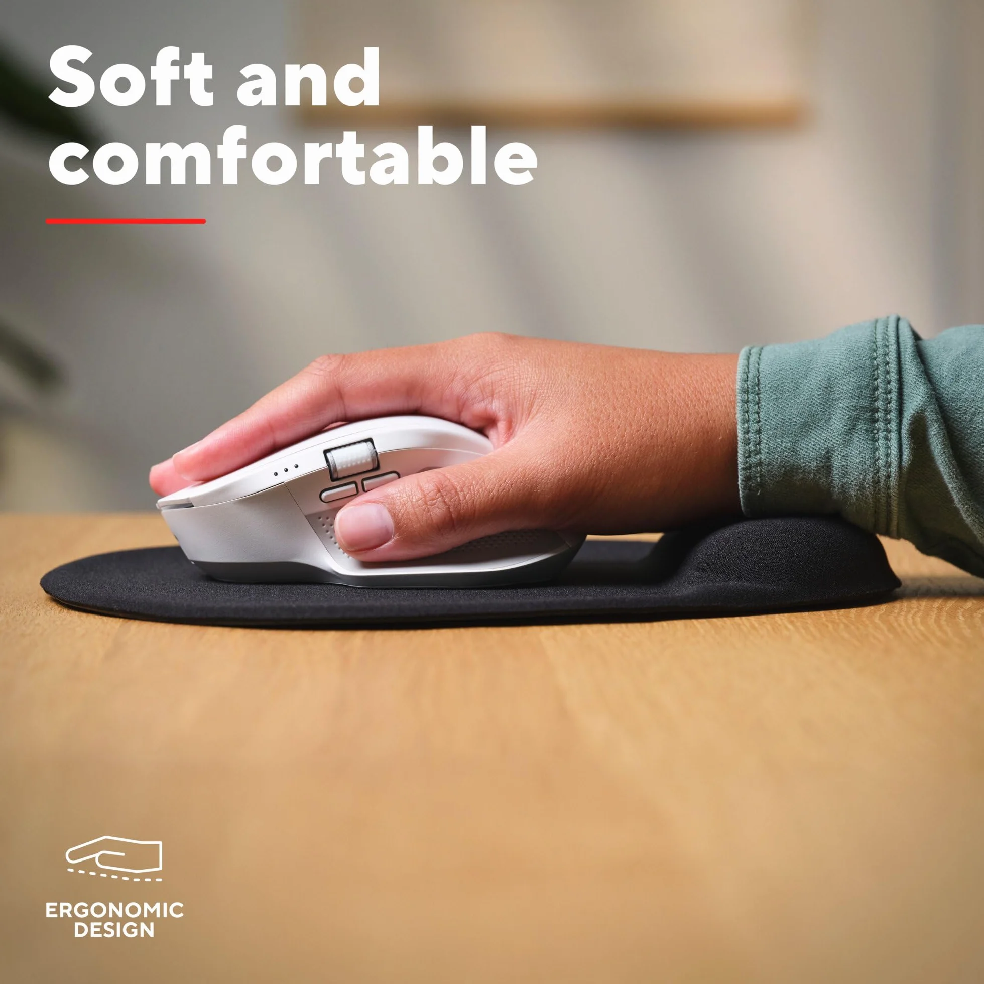 Trust Podkładka pod myszkę Bigfoot Gel Mouse Pad 16977, czarna