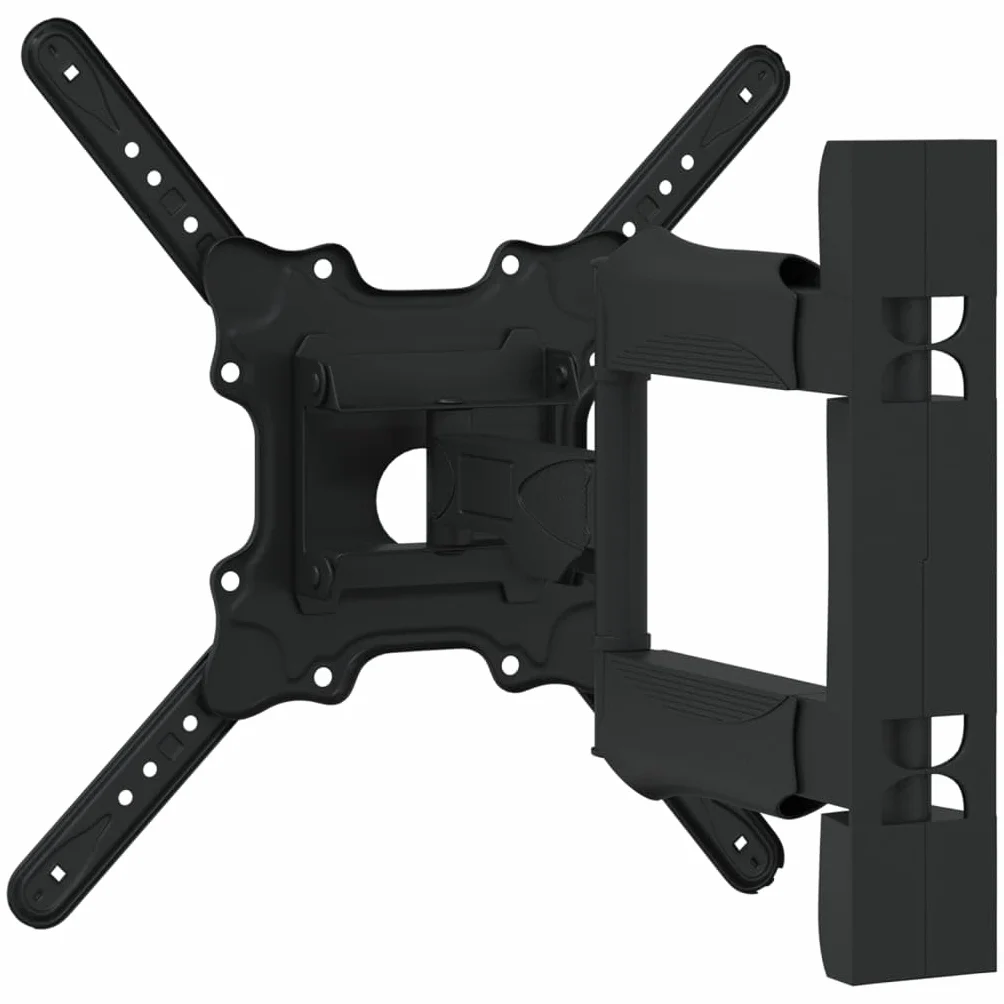Uchwyt ścienny do telewizora 32-55 cali, stal malowana proszkowo, maks. VESA 400 x 400 mm, nośność 35 kg, wychylna, wysuwana, obrotowa, zajmuje mało miejsca, do salonu i biura