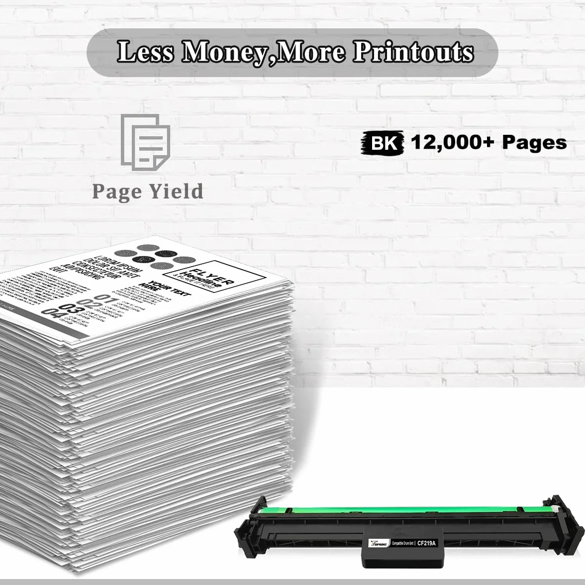 TOPRINT 19A CF219A bęben obrazowy do HP LaserJet Pro M102a M104a M130a M132a 12000 stron