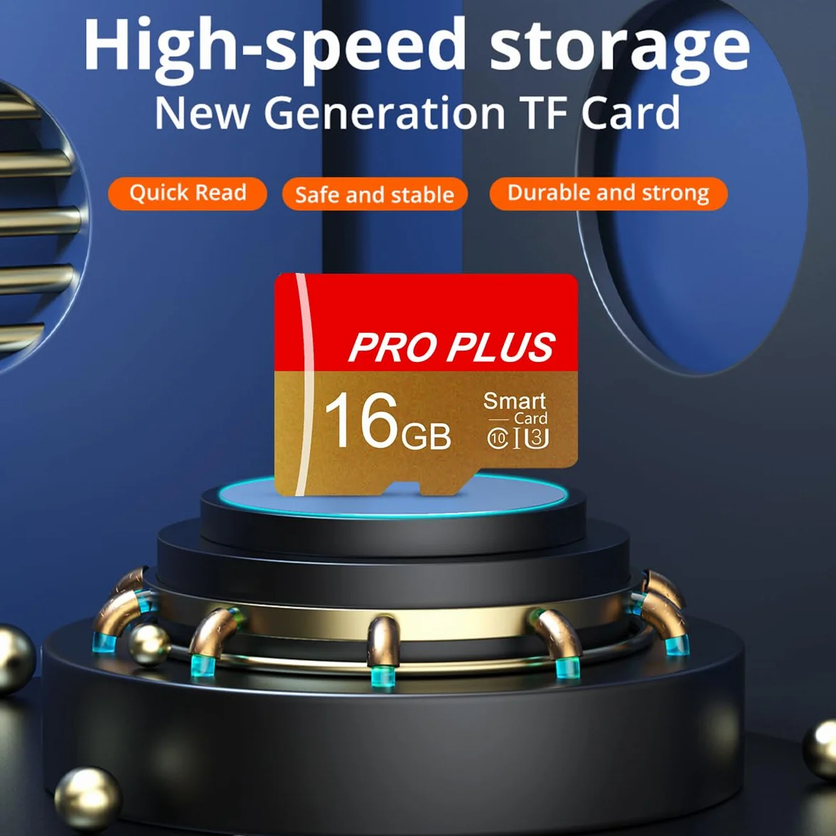 Karta SD 16 GB + Adapter SD UHS-I C10 A1 Karta TF