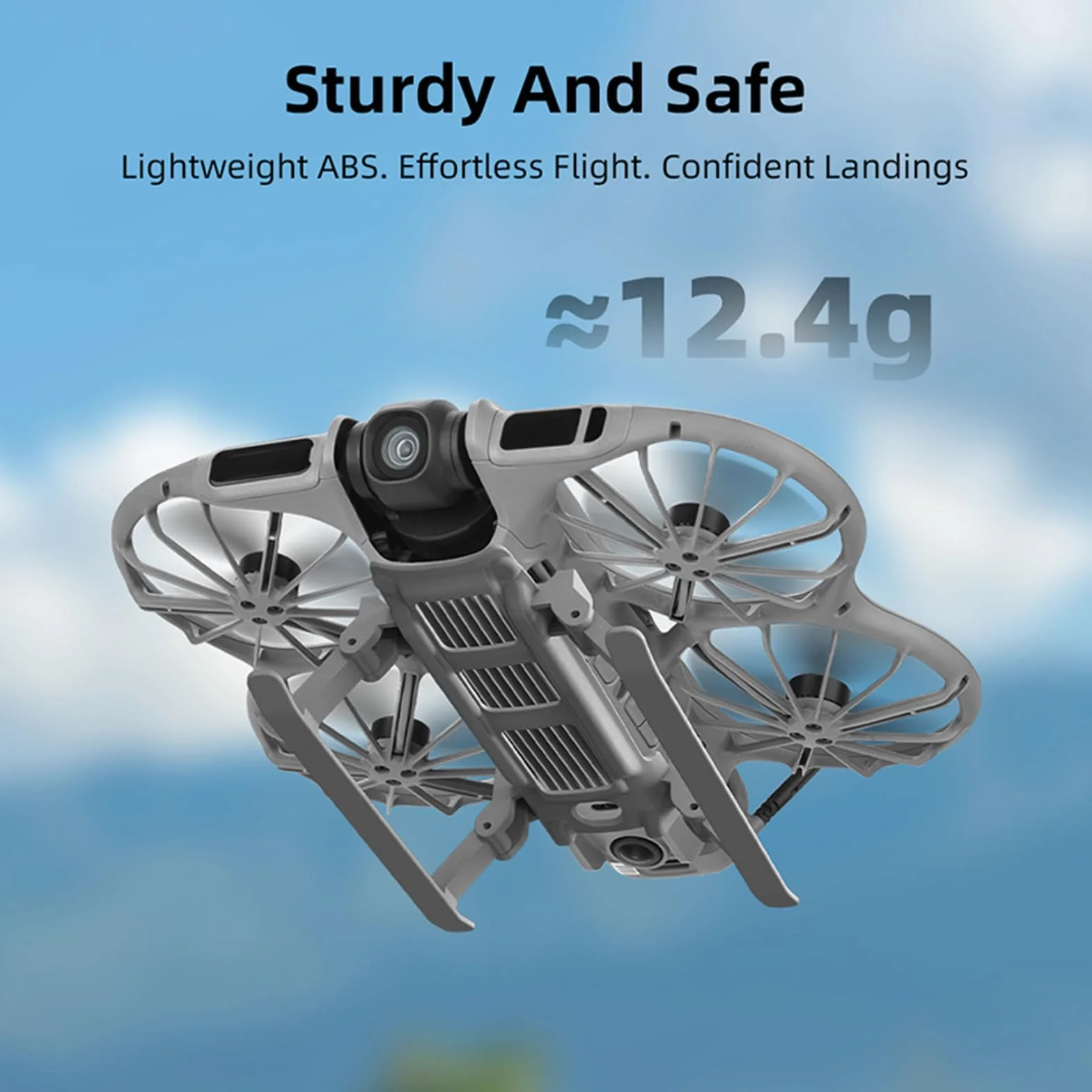 Podwozie saneczkowe do DJI NEO 2 akcesoria do drona, składane nogi do lądowania, zestaw przedłużający do drona DJI Neo 2, 20 mm, stojak zwiększający wysokość